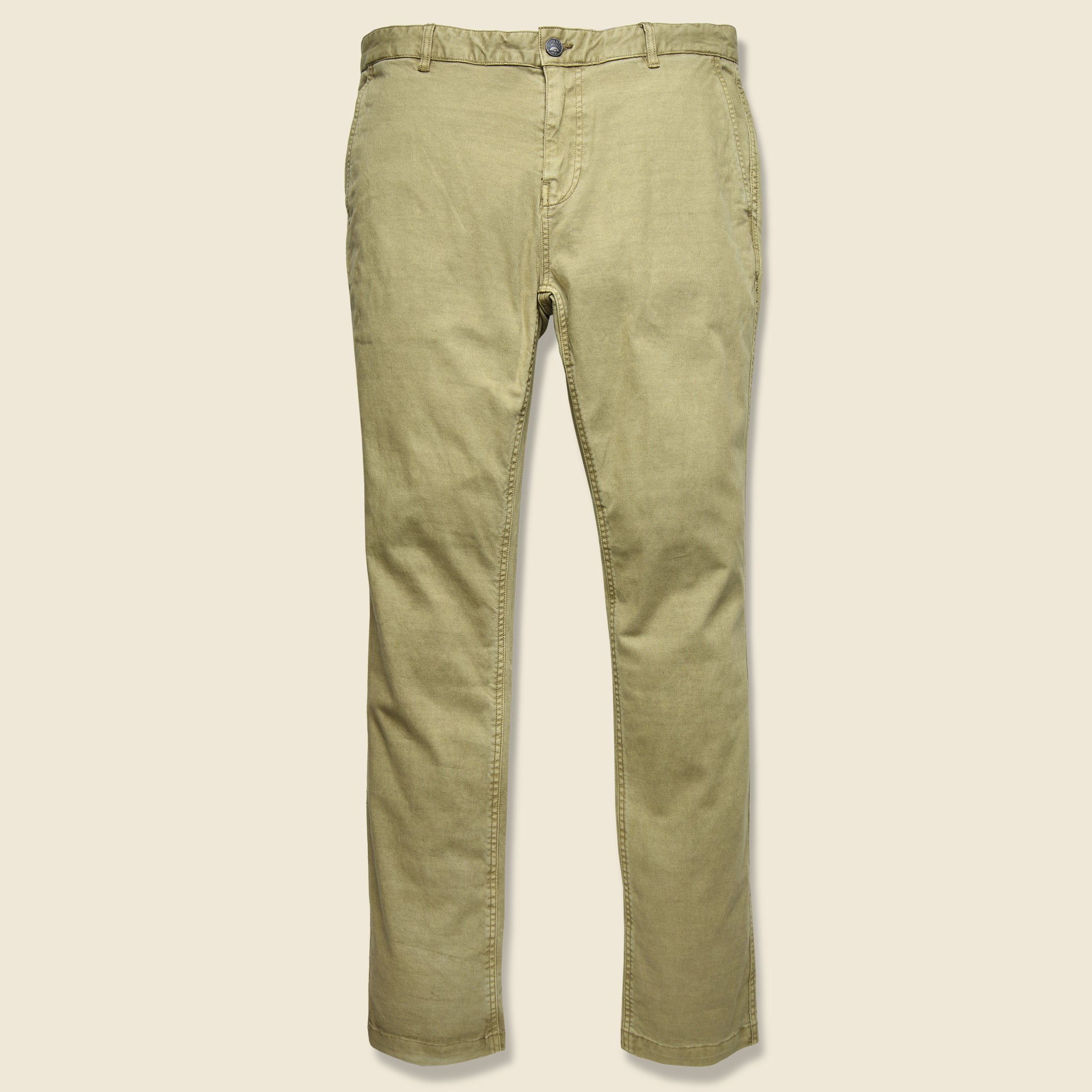Comfort Canvas Trouser - Dusty Khaki - Image 2