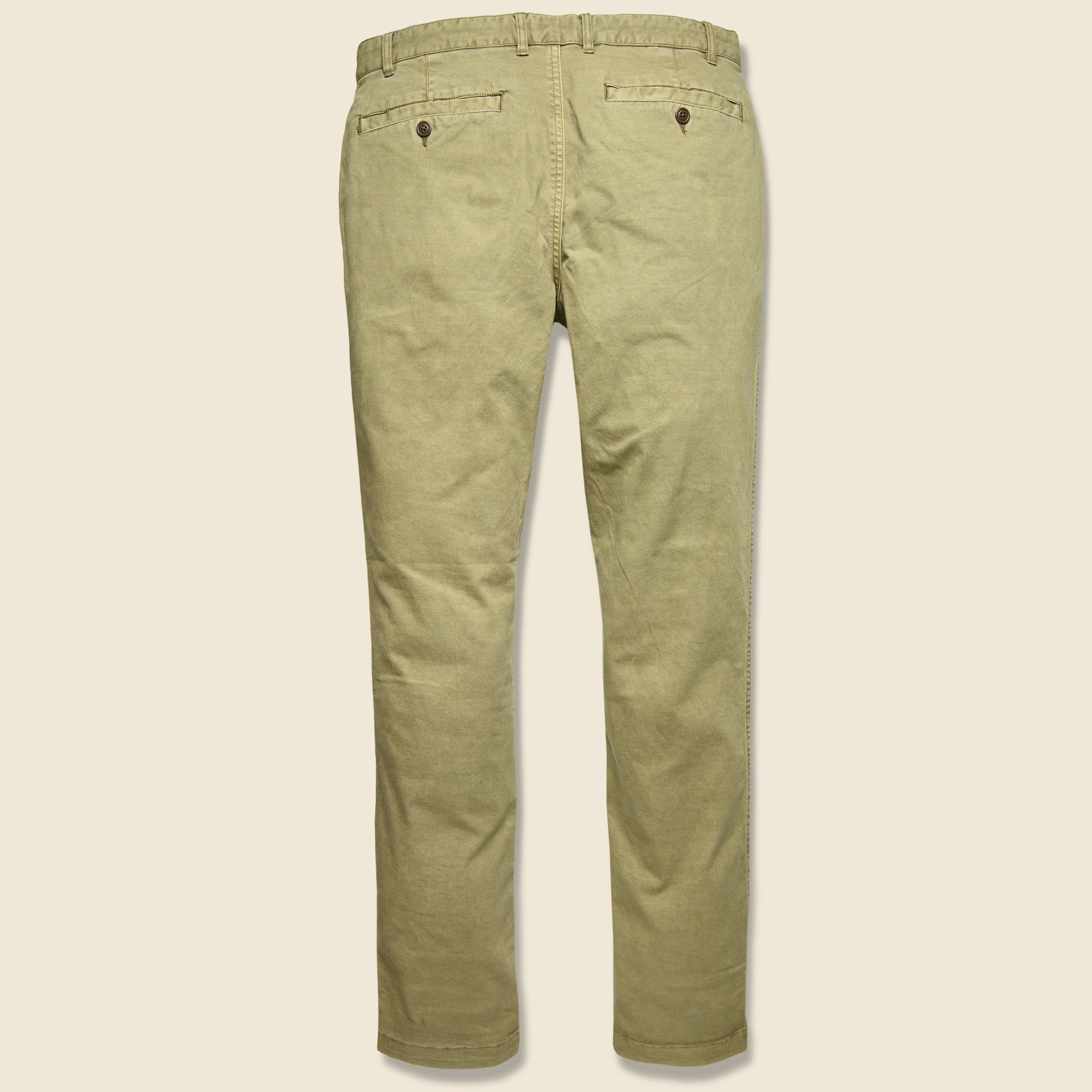 Comfort Canvas Trouser - Dusty Khaki - Image 3