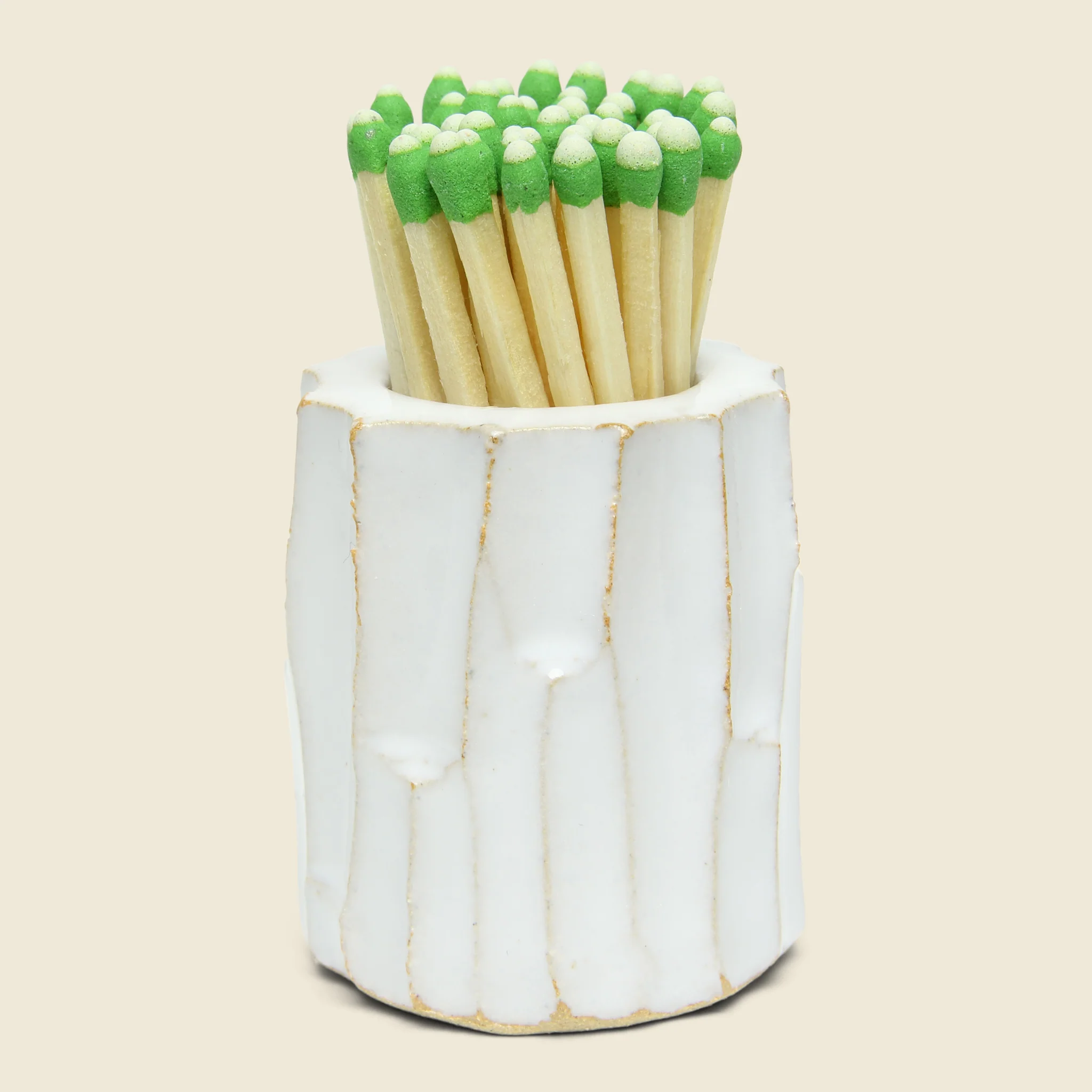 Log Match Striker - White