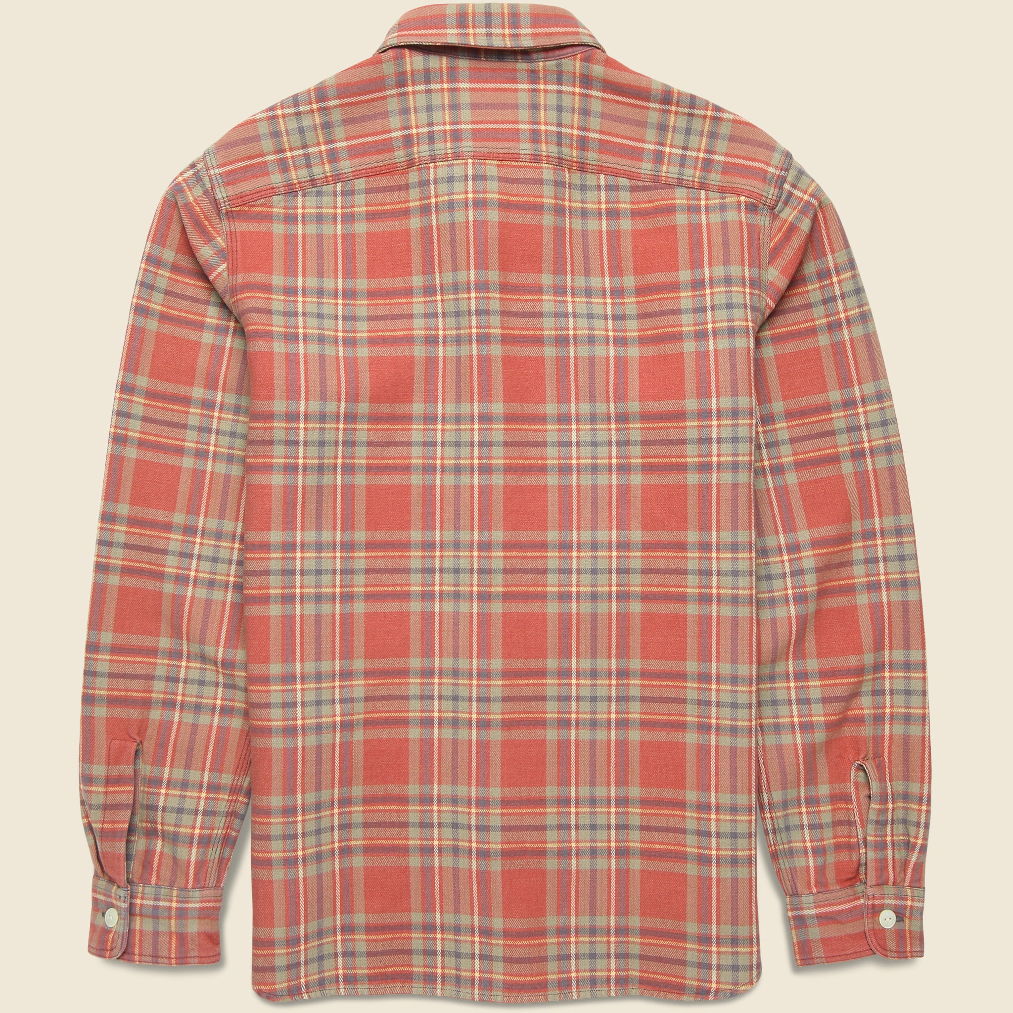 Farrell Workshirt - Red - Image 6