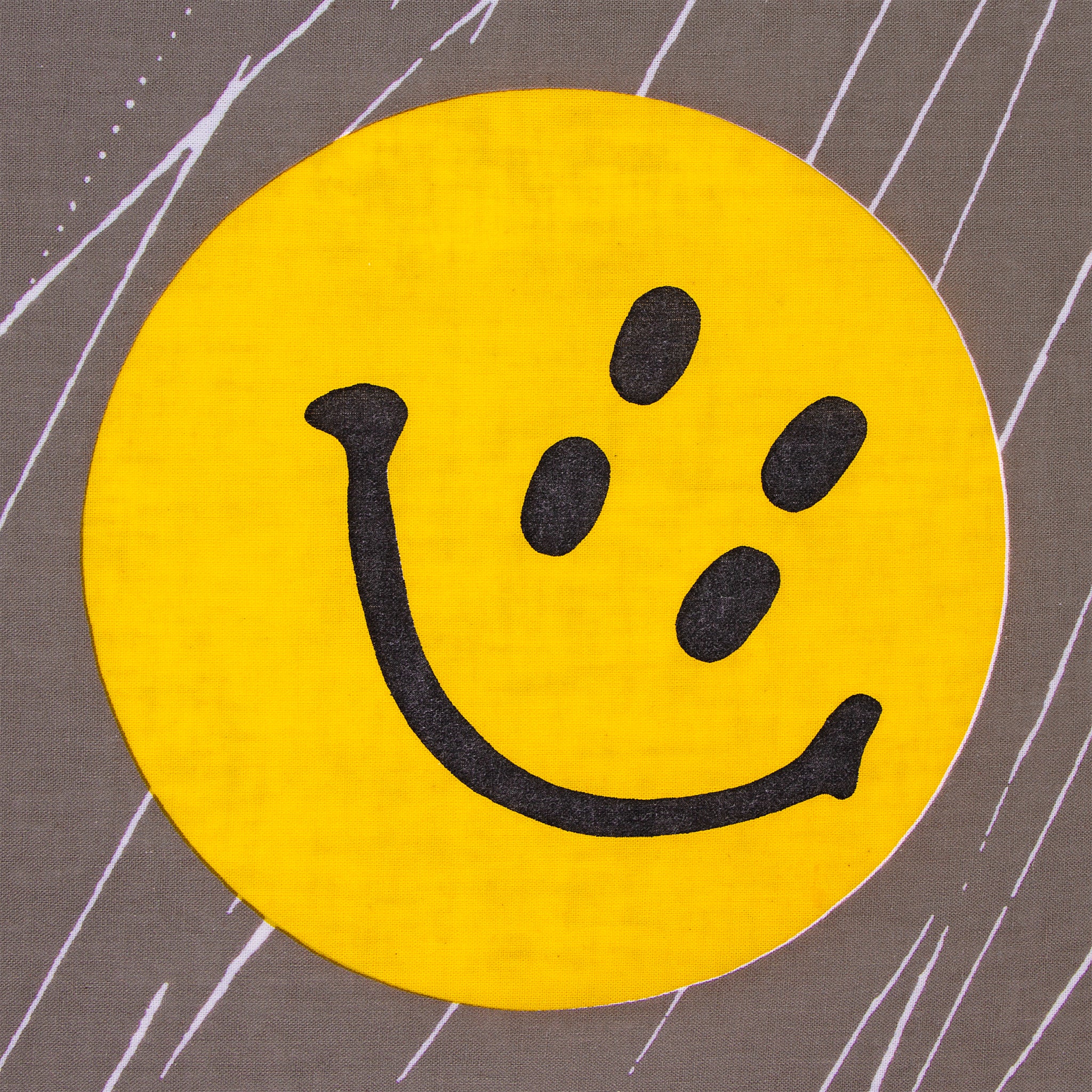 Fastcolor Selvedge Bandana (Rain Smile) - Khaki - Image 2