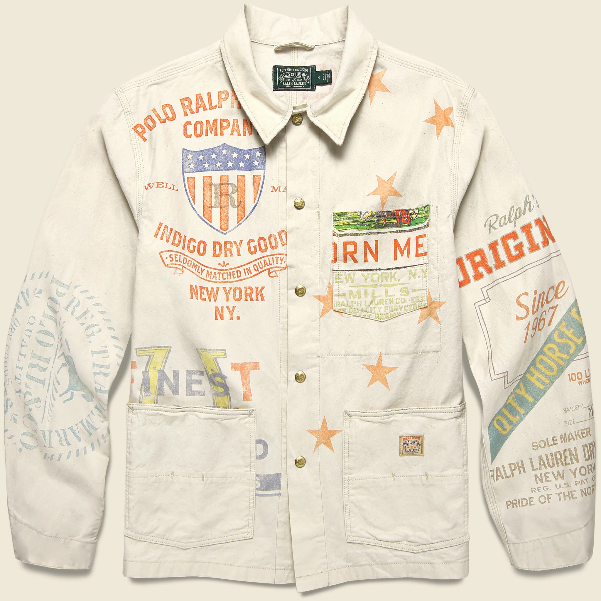 Feed Bag Painters Jacket - Ecru