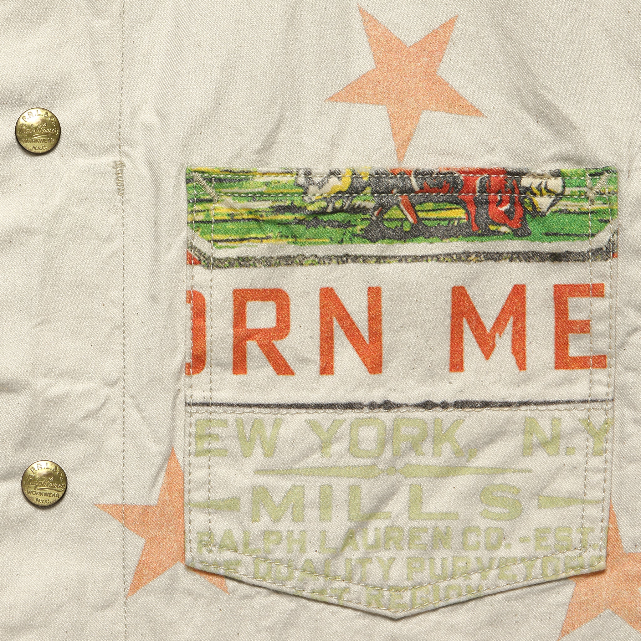 Feed Bag Painters Jacket - Ecru - Image 3
