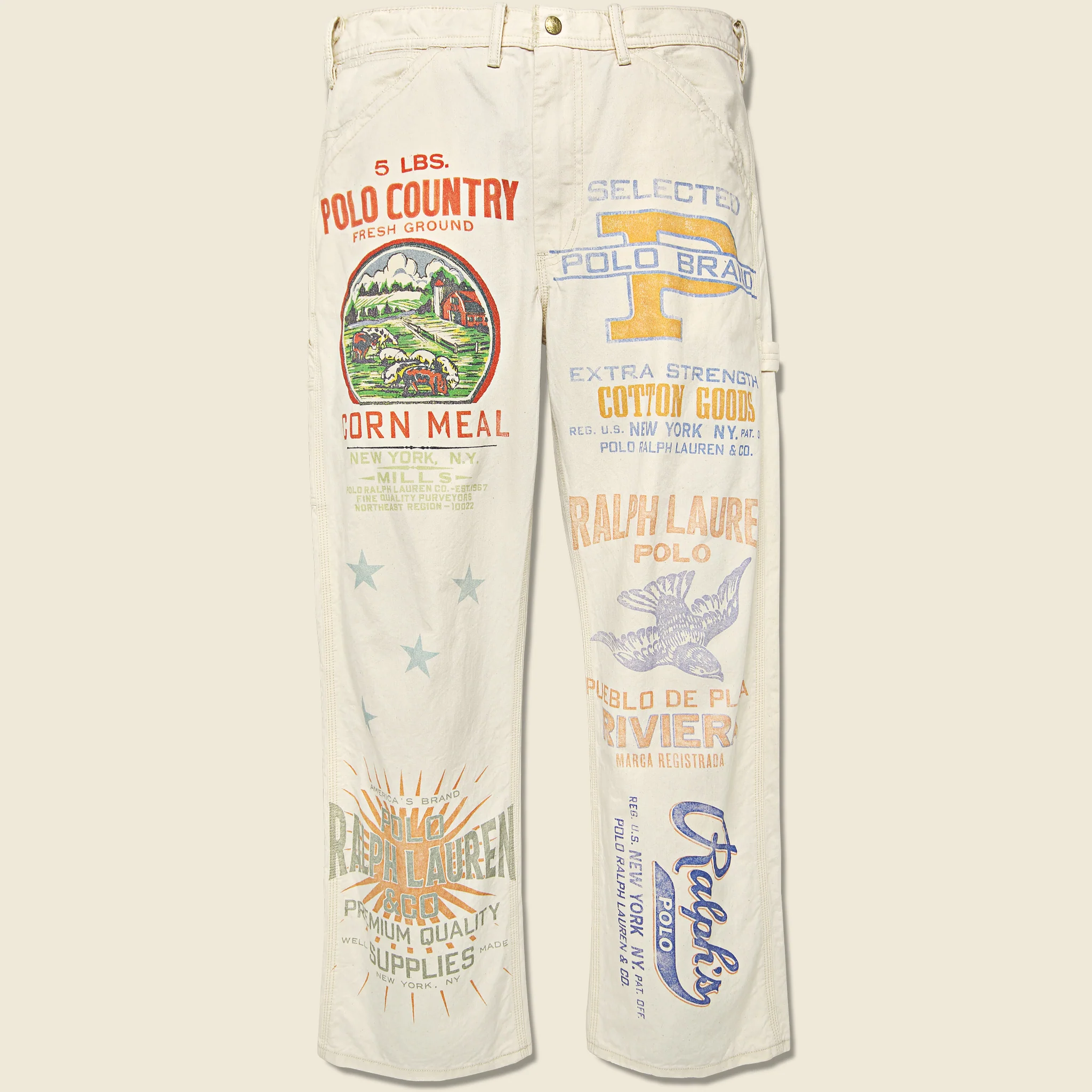 Feed Bag Painters Pant - Ecru