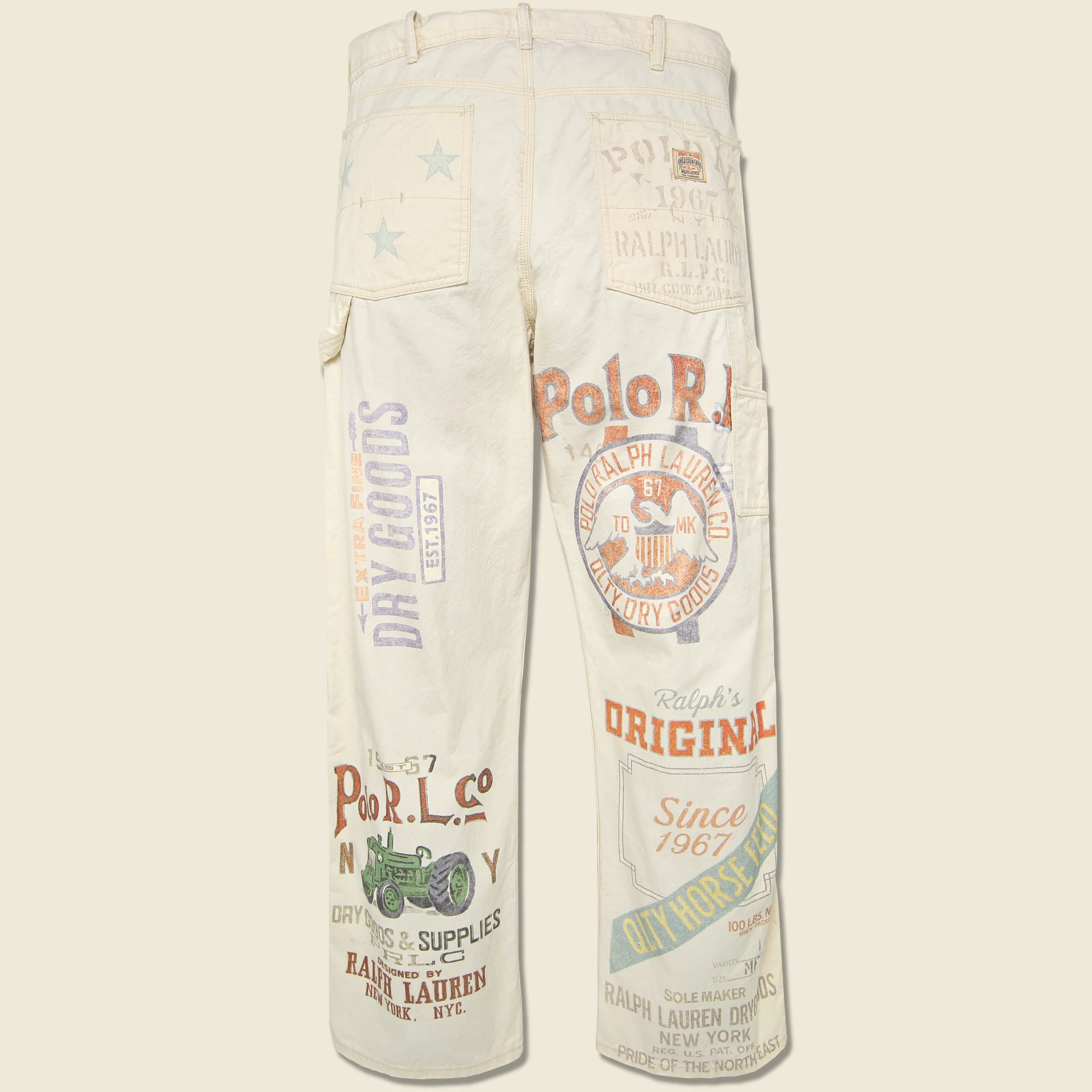 Feed Bag Painters Pant - Ecru - Image 2
