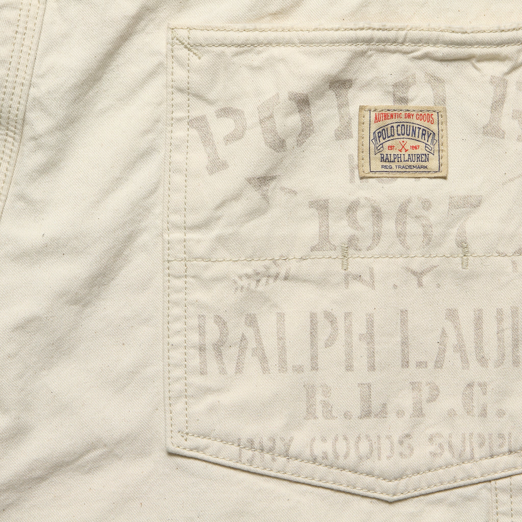 Feed Bag Painters Pant - Ecru - Image 3