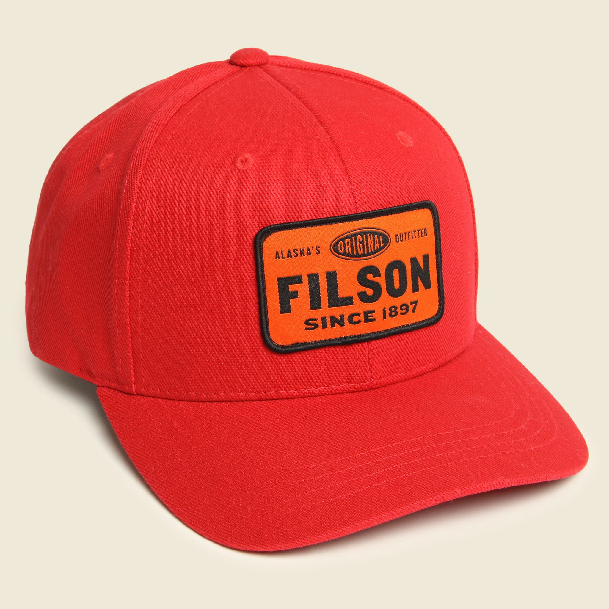 Denim Logger Logo Cap - Red