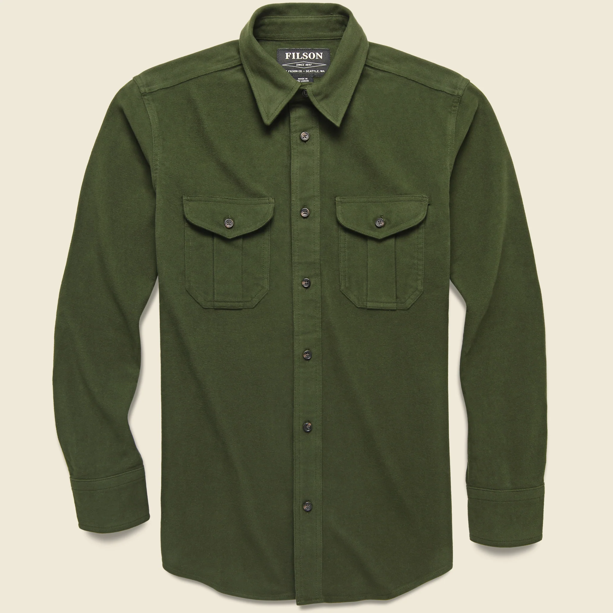 Moleskin Shirt - Dark Green