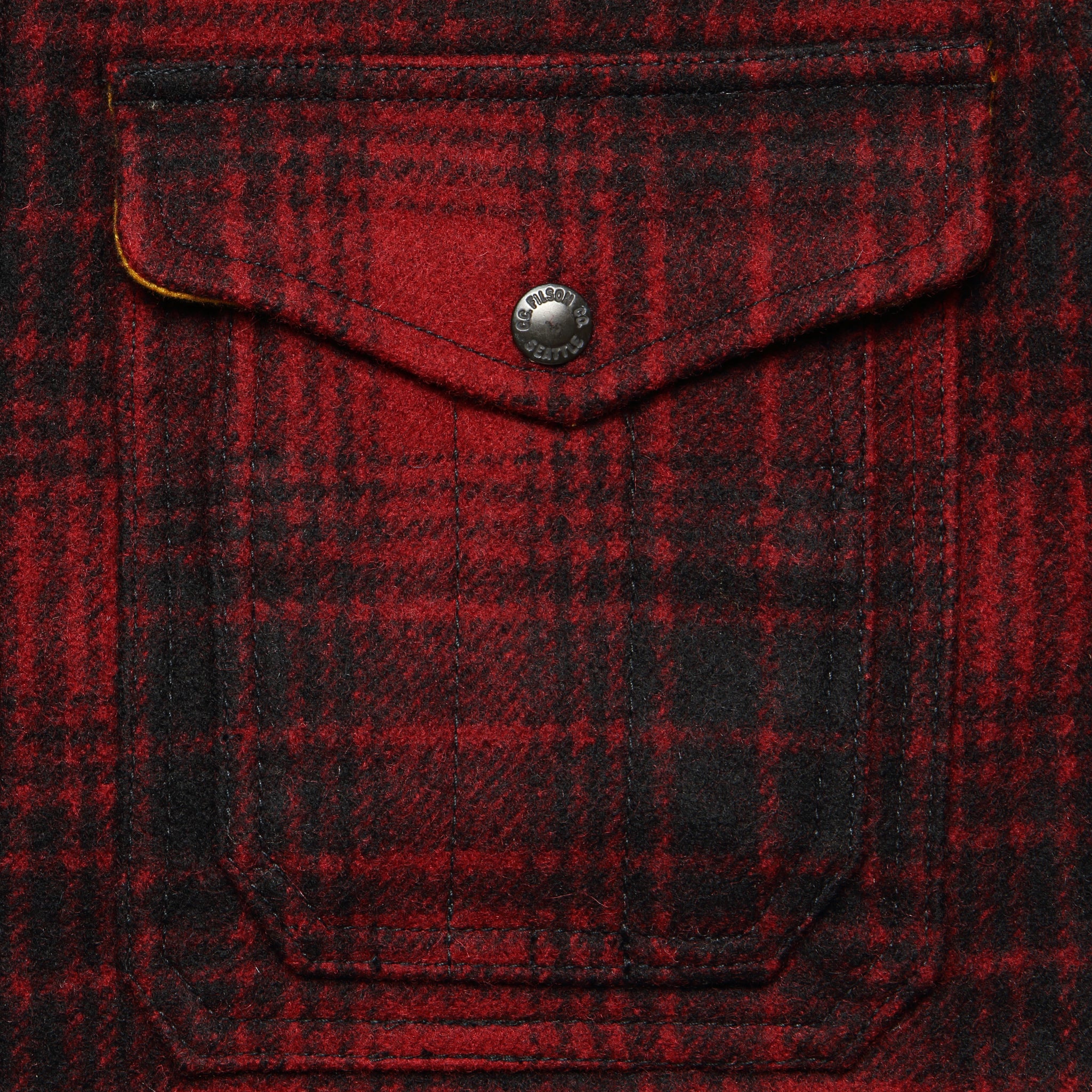 Mackinaw Jac Shirt - Oxblood/Black - Image 3