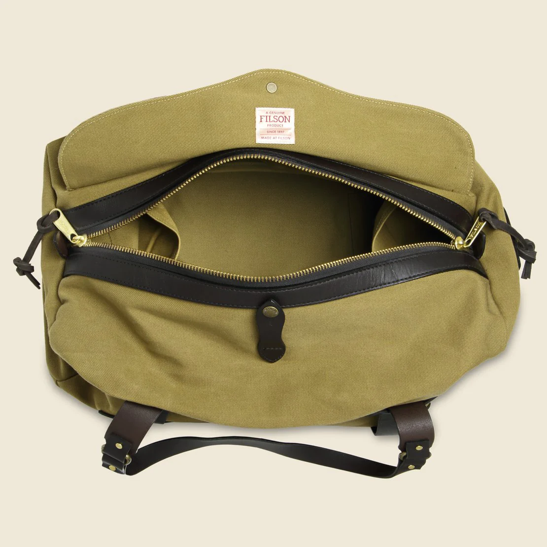 Medium Carry On Duffle Bag - Tan - Image 4