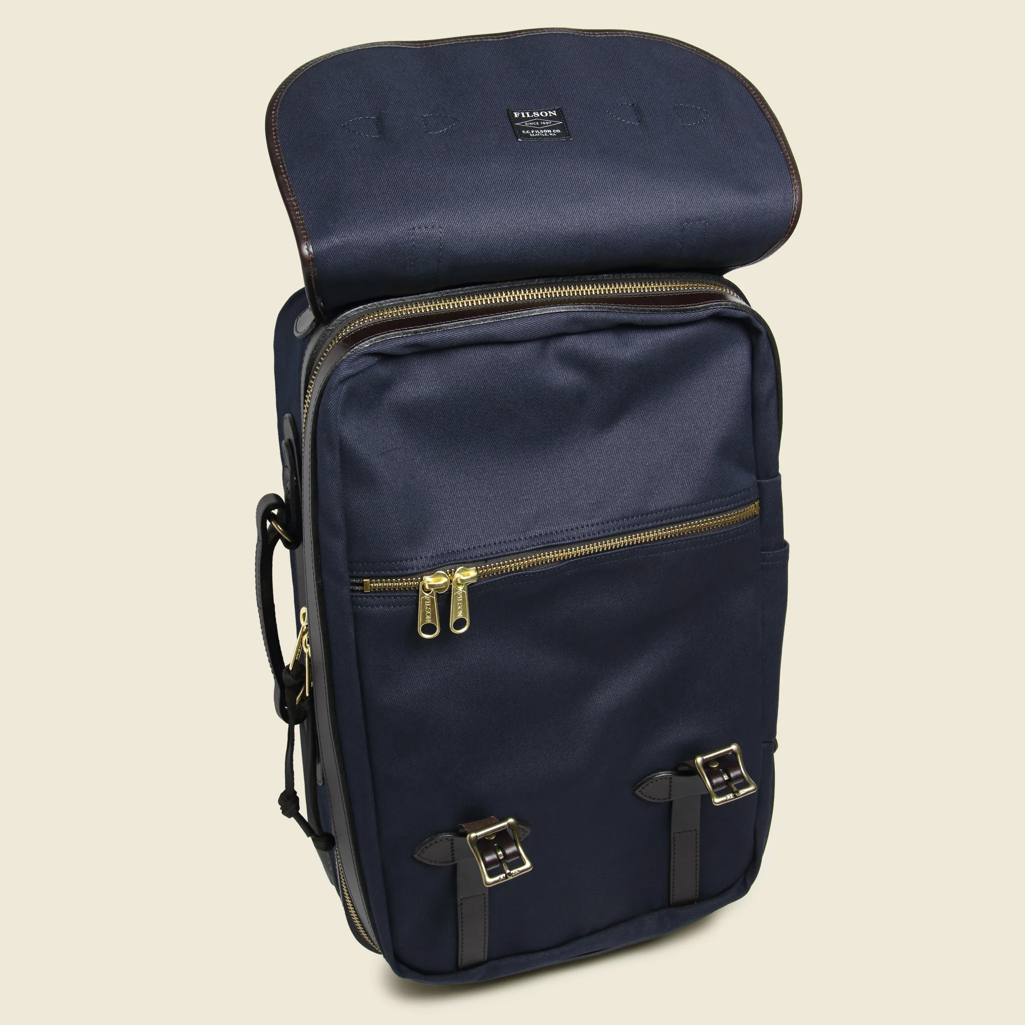 Rolling Carry-On Bag - Navy - Image 5