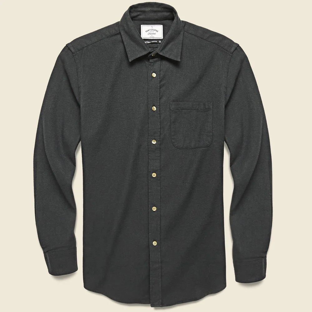 Flannel Teca Shirt - Black