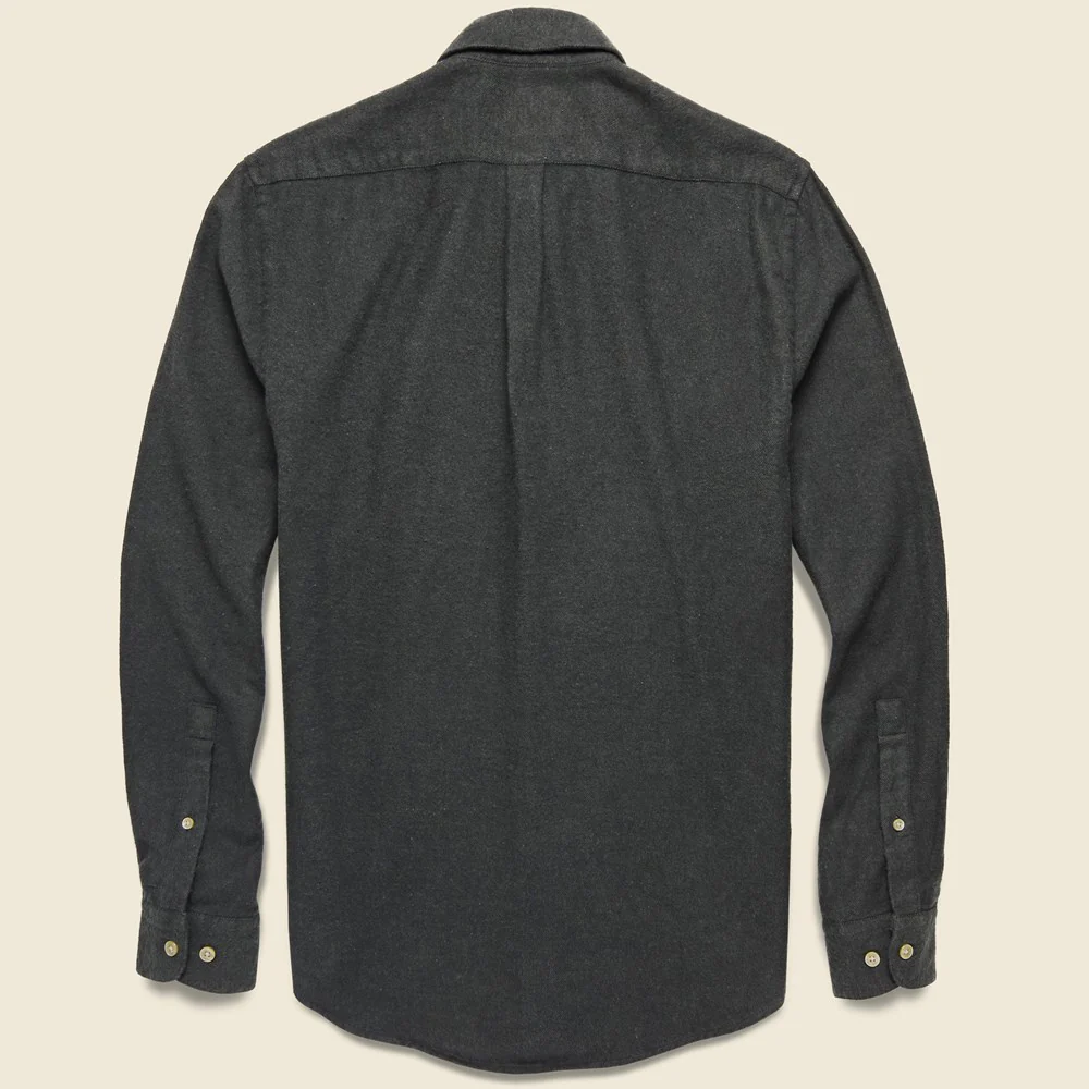 Flannel Teca Shirt - Black - Image 2