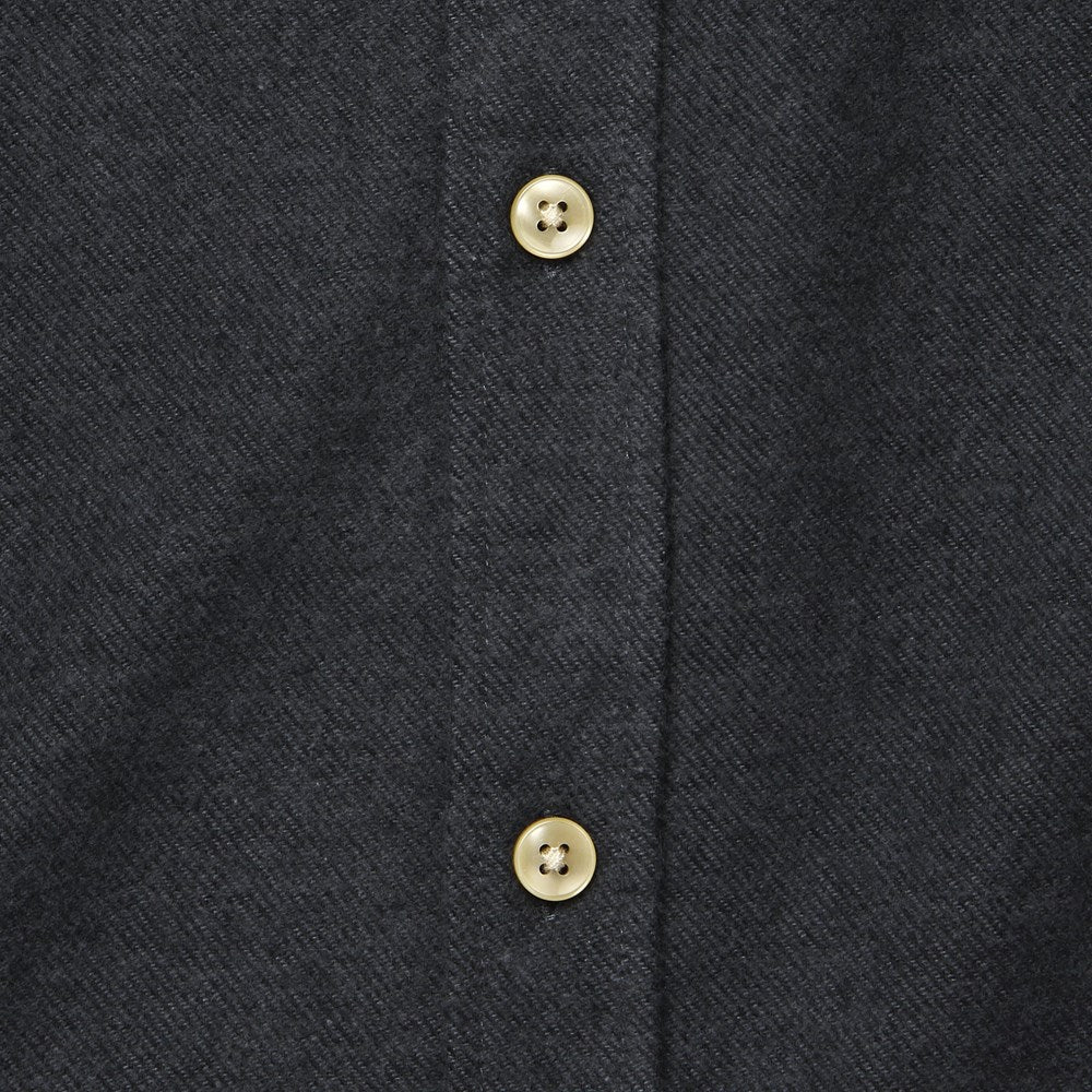 Flannel Teca Shirt - Charcoal - Image 3