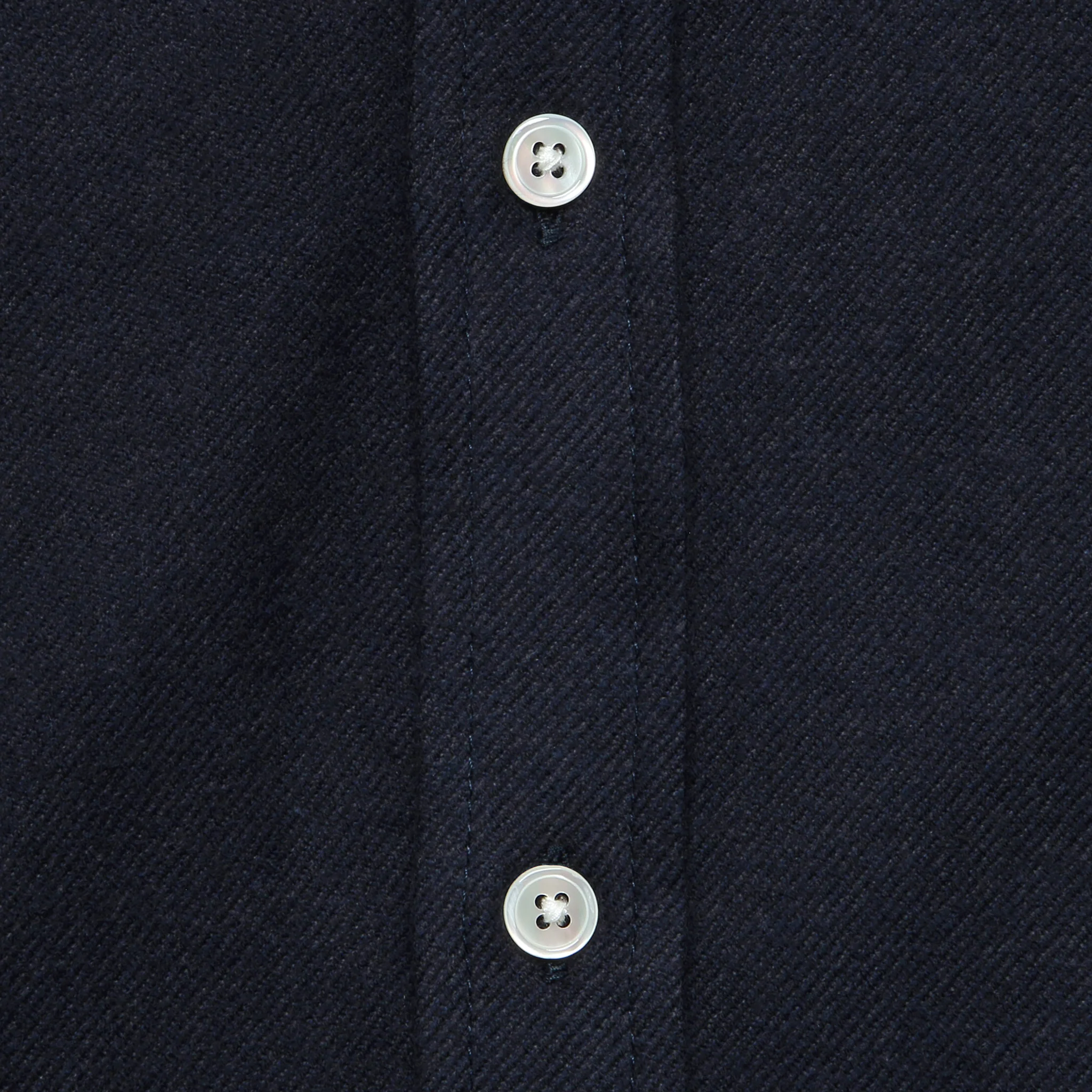 Flannel Teca Shirt - Navy - Image 3