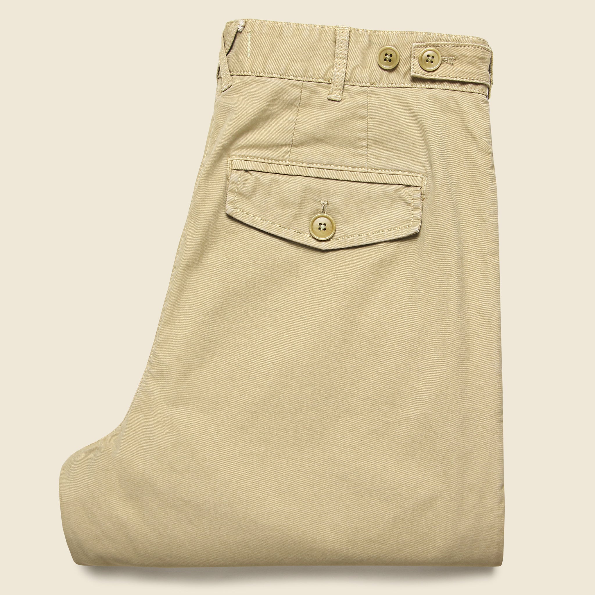 Flat Front Chino - Vintage Khaki - Image 3