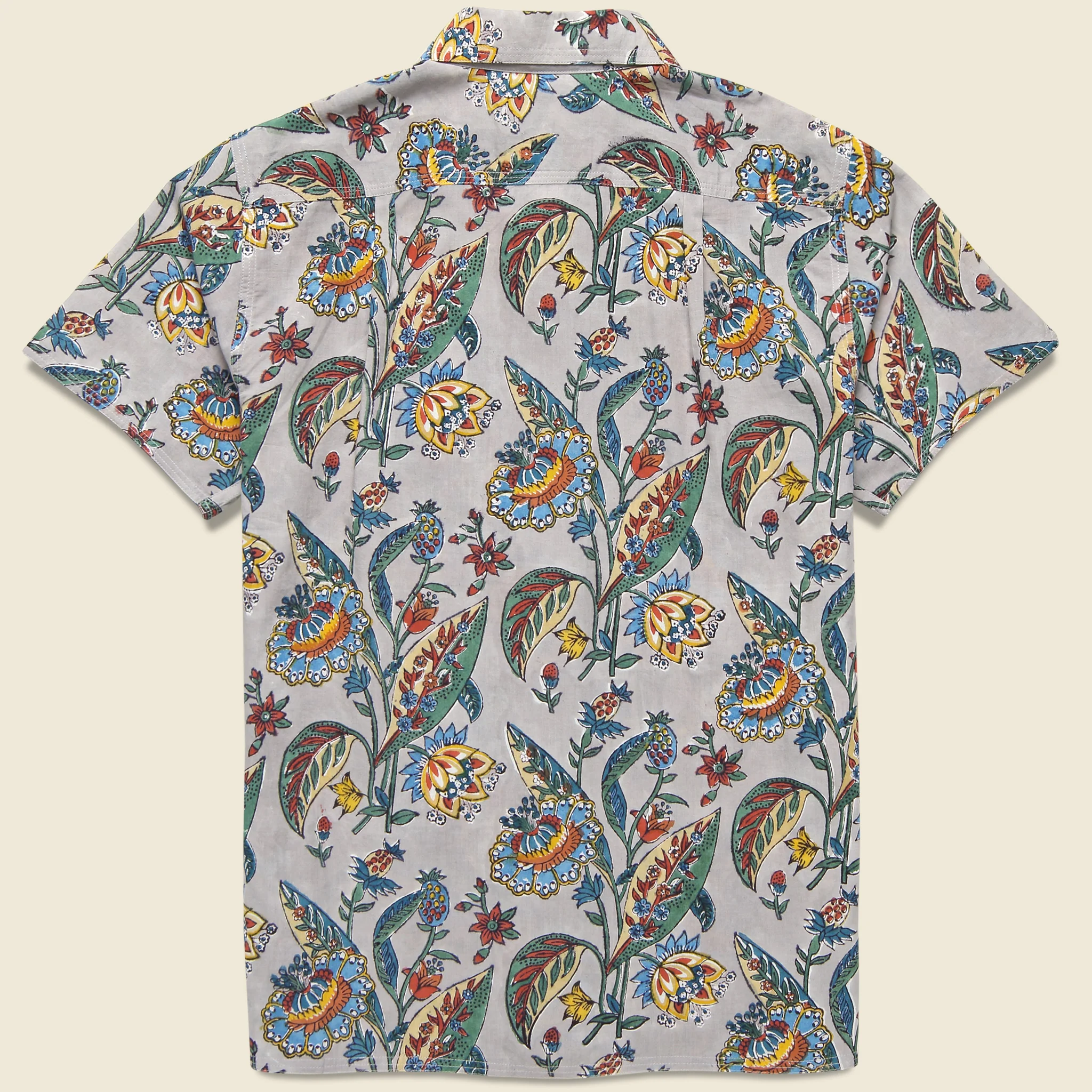 Floral Block Print Shirt - Lavender - Image 2