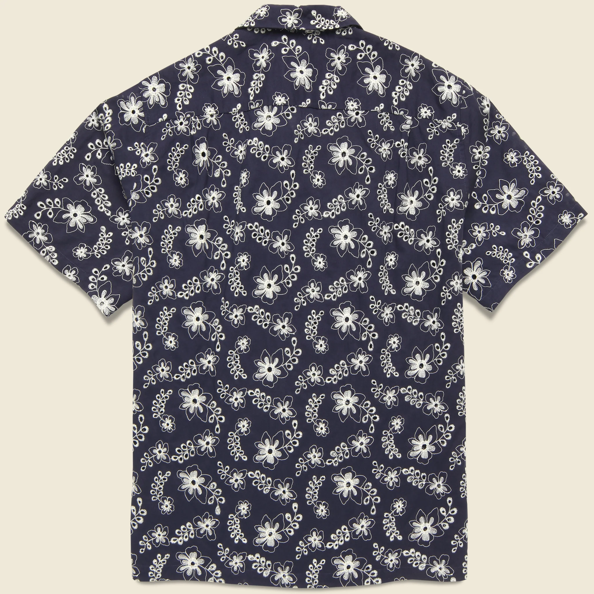 Folklore Camp Shirt - Navy - Image 2