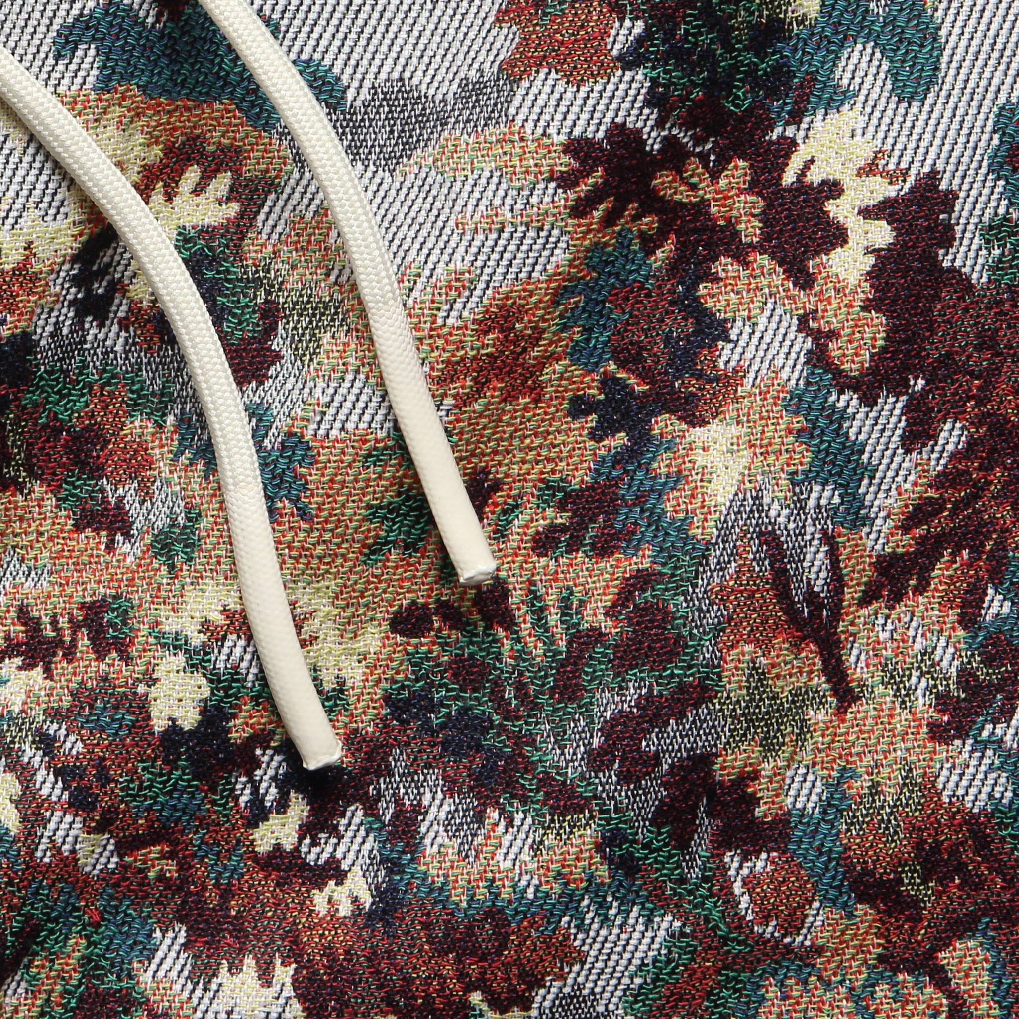 Floral Tapestry Shorts - Green - Image 3