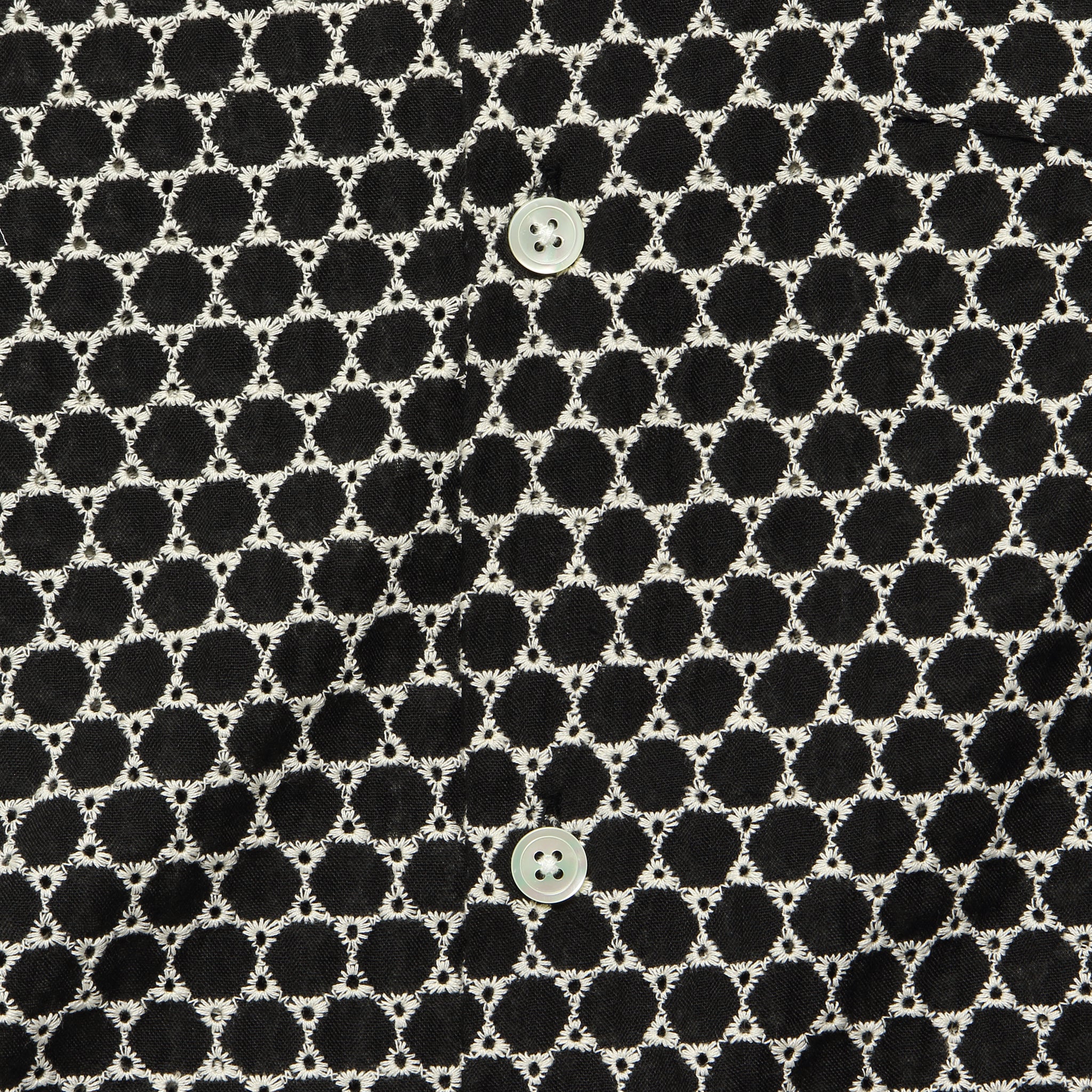 Folklore 3 Embroidered Camp Shirt - Black - Image 3