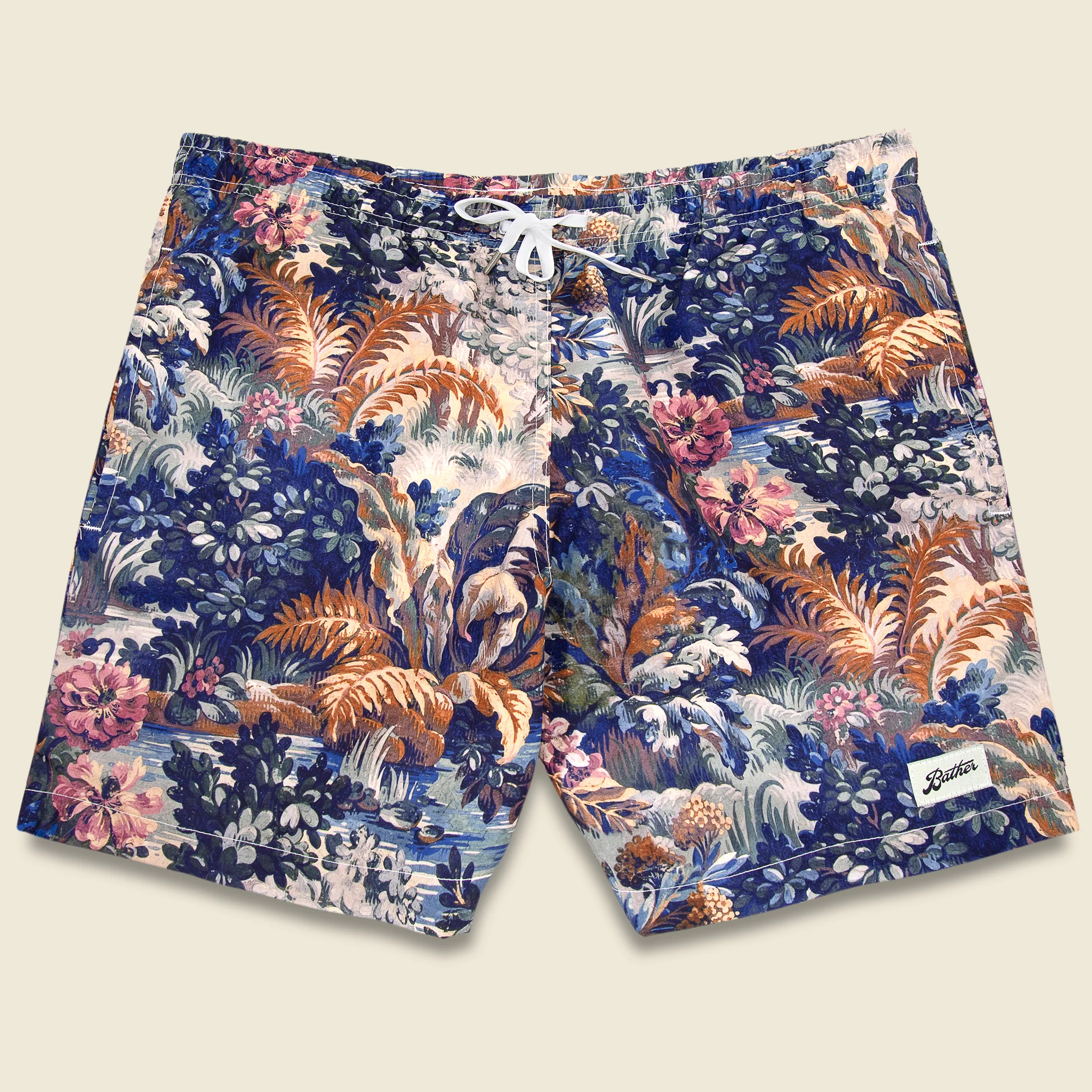Forest Swim Trunk - Blue