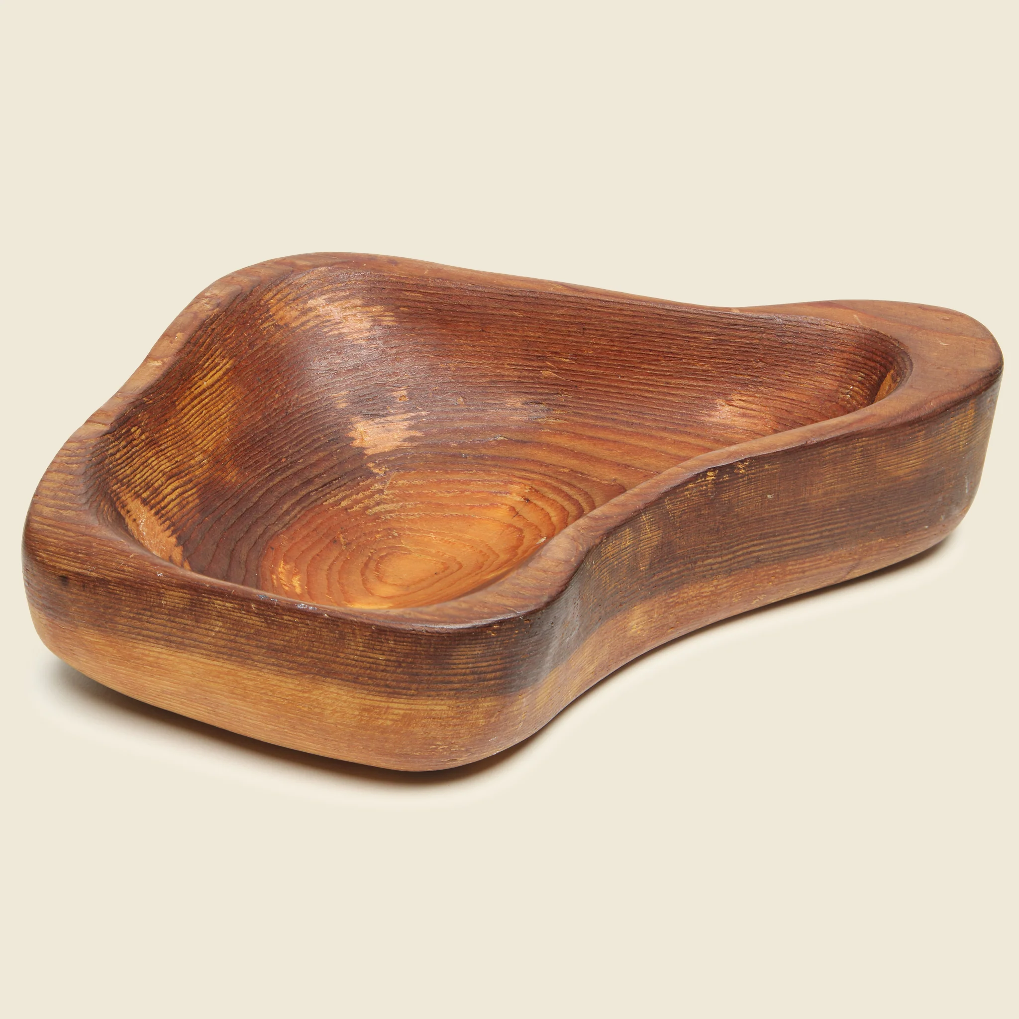 Freeform Wooden Bowl