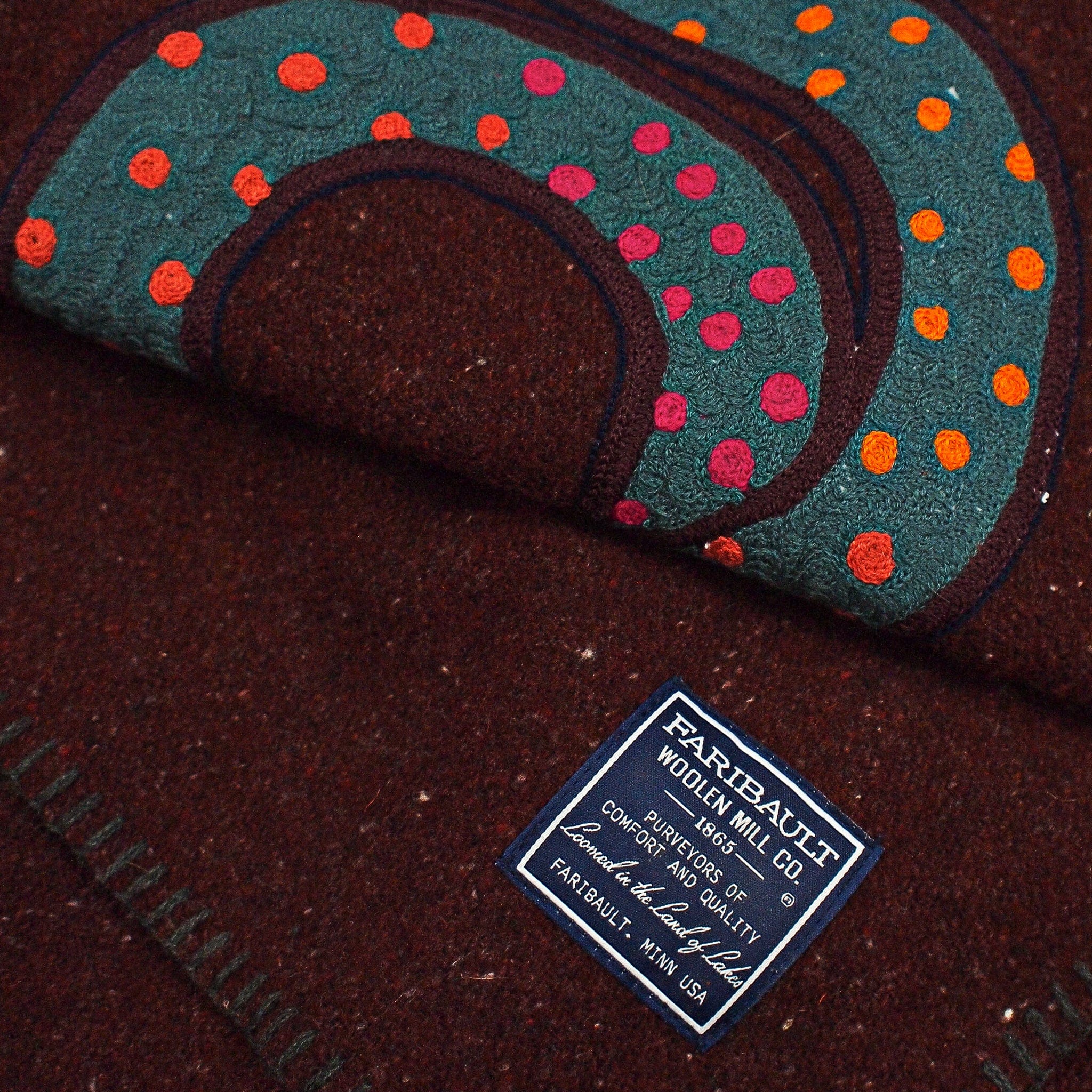 Wool Utility Blanket - United Snakes, Red - Image 3