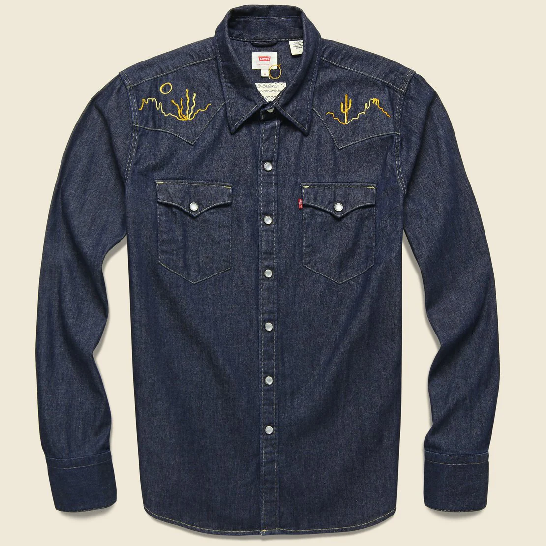 Levi's Barstow Western - Tan/Yellow/Orange Desert Skyline