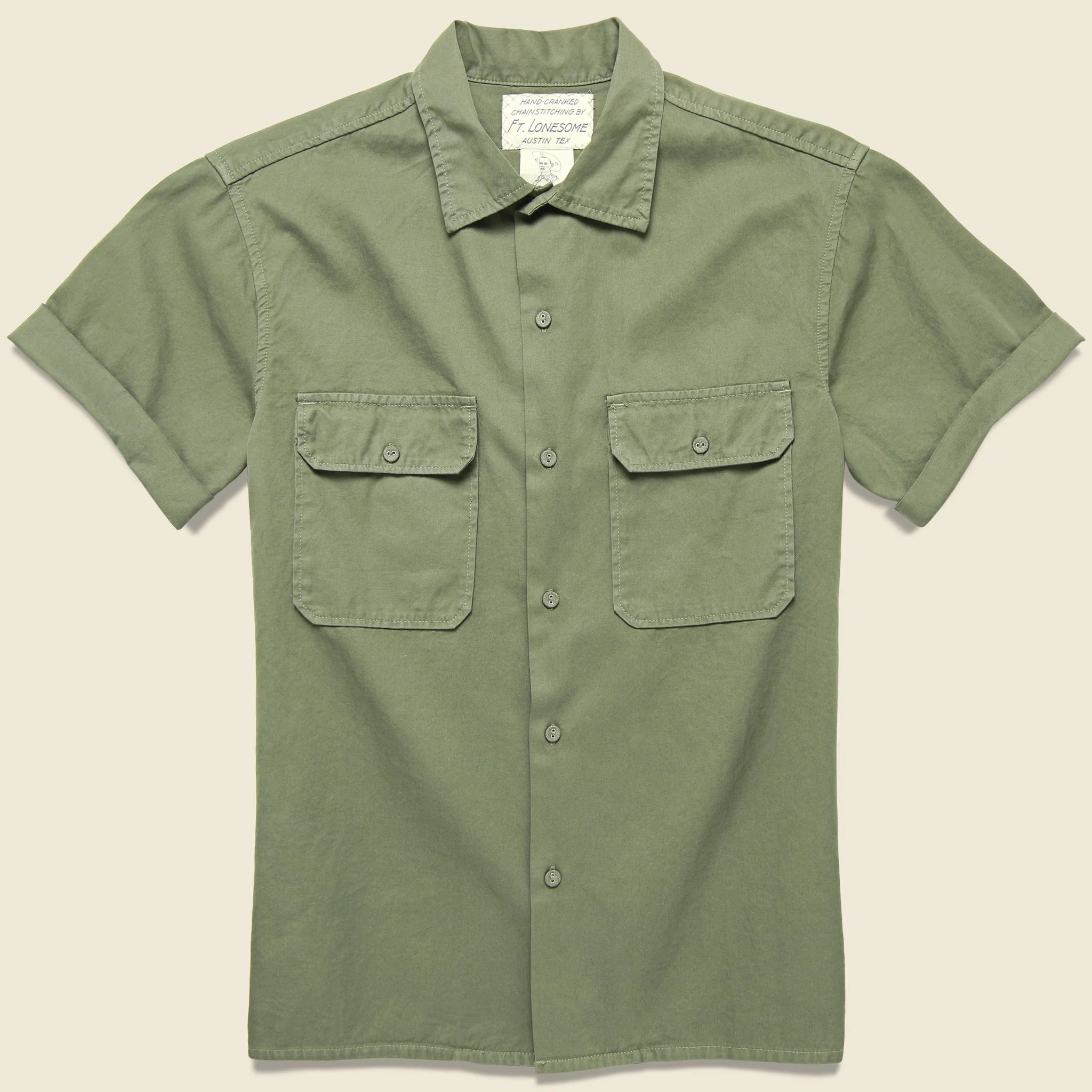 Twill Camp Shirt - Owl - Image 2
