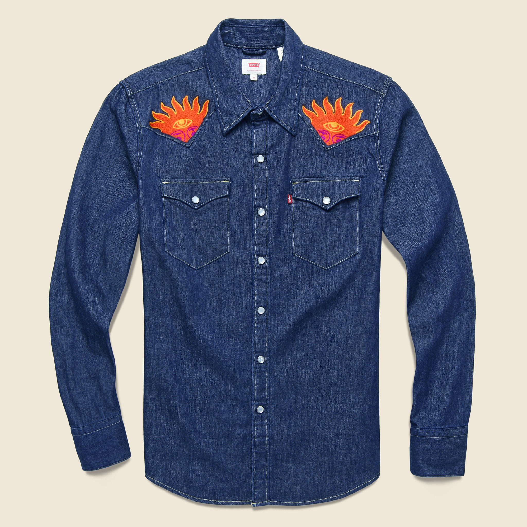 Ft. Lonesome x STAG Sun Denim Western Shirt