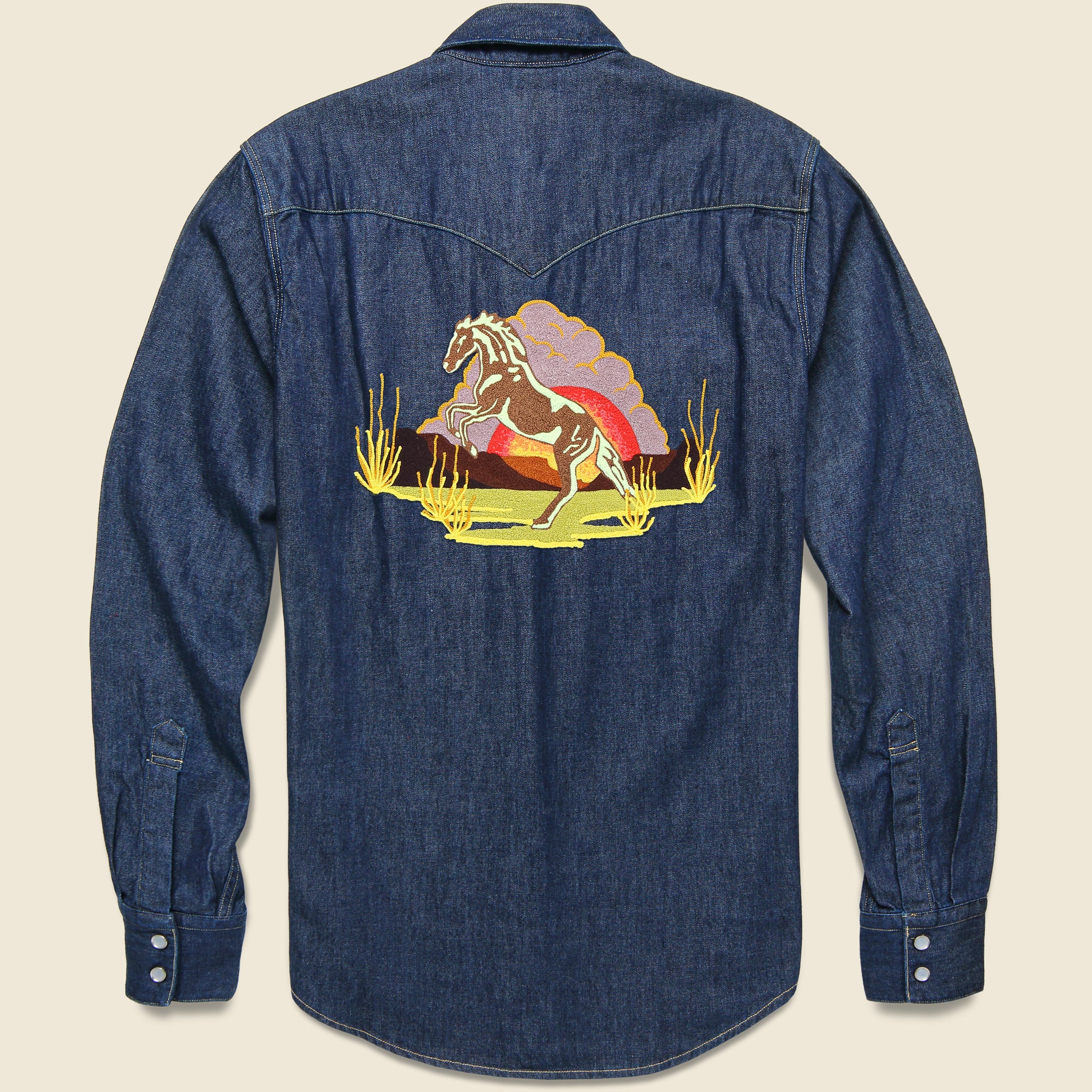 Ft. Lonesome x STAG Wild Mustang Western Shirt
