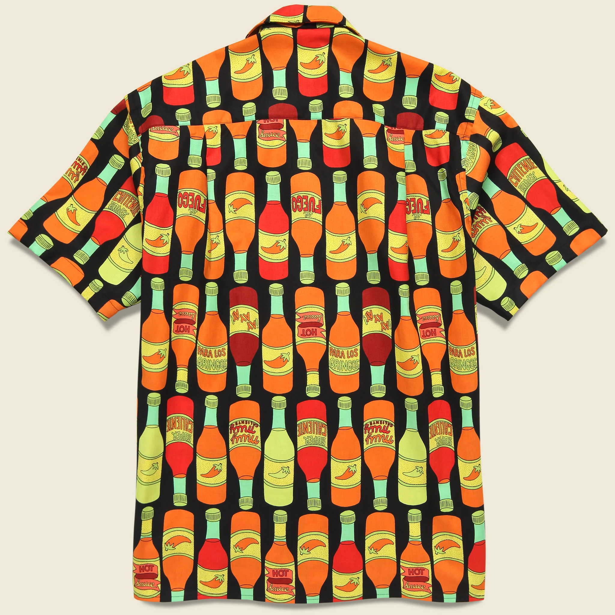 Fuego Camp Shirt - Black - Image 2