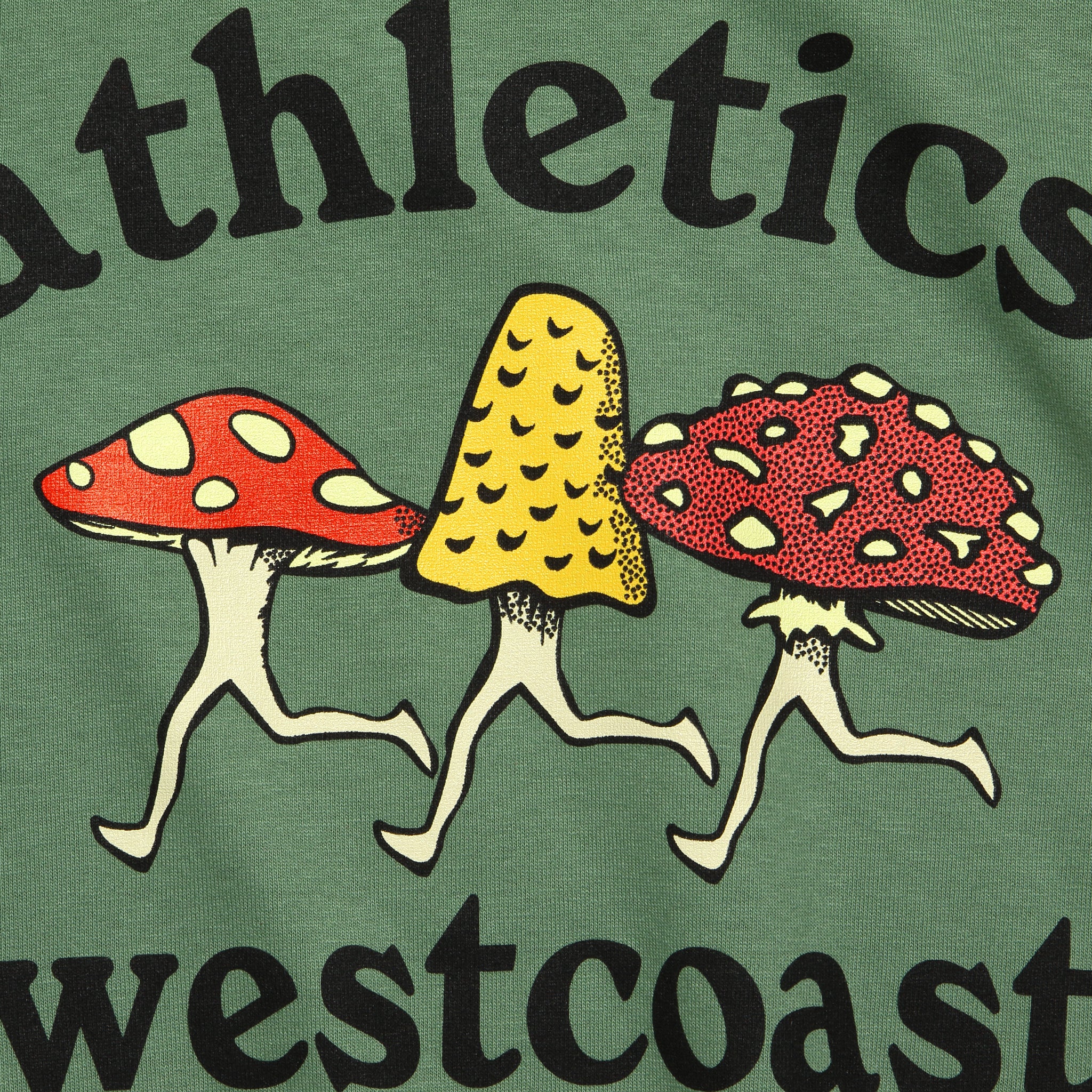 Fun Run Graphic Tee - Olive - Image 3