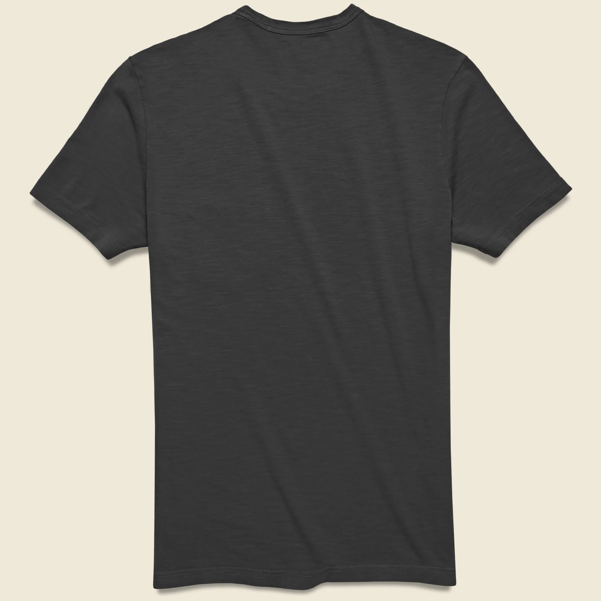 Garment Dyed Pocket Tee - Washed Black - Image 2