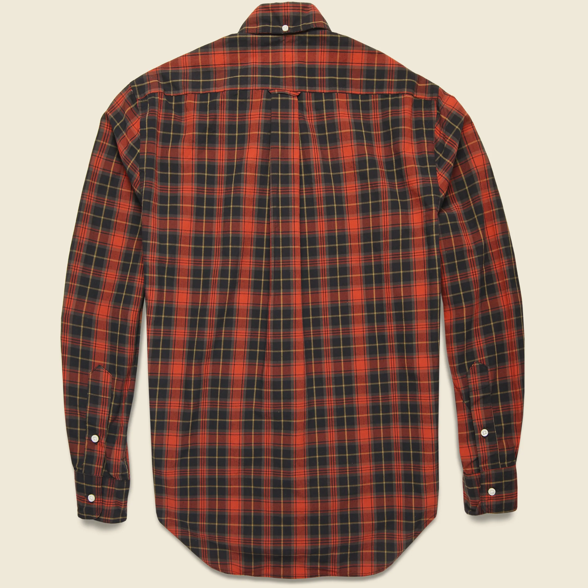 Beefy Poplin Shirt - Black/Red - Image 2