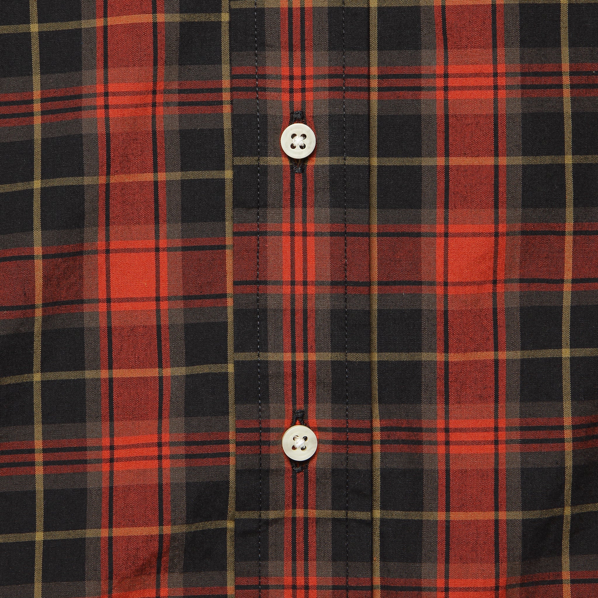 Beefy Poplin Shirt - Black/Red - Image 3