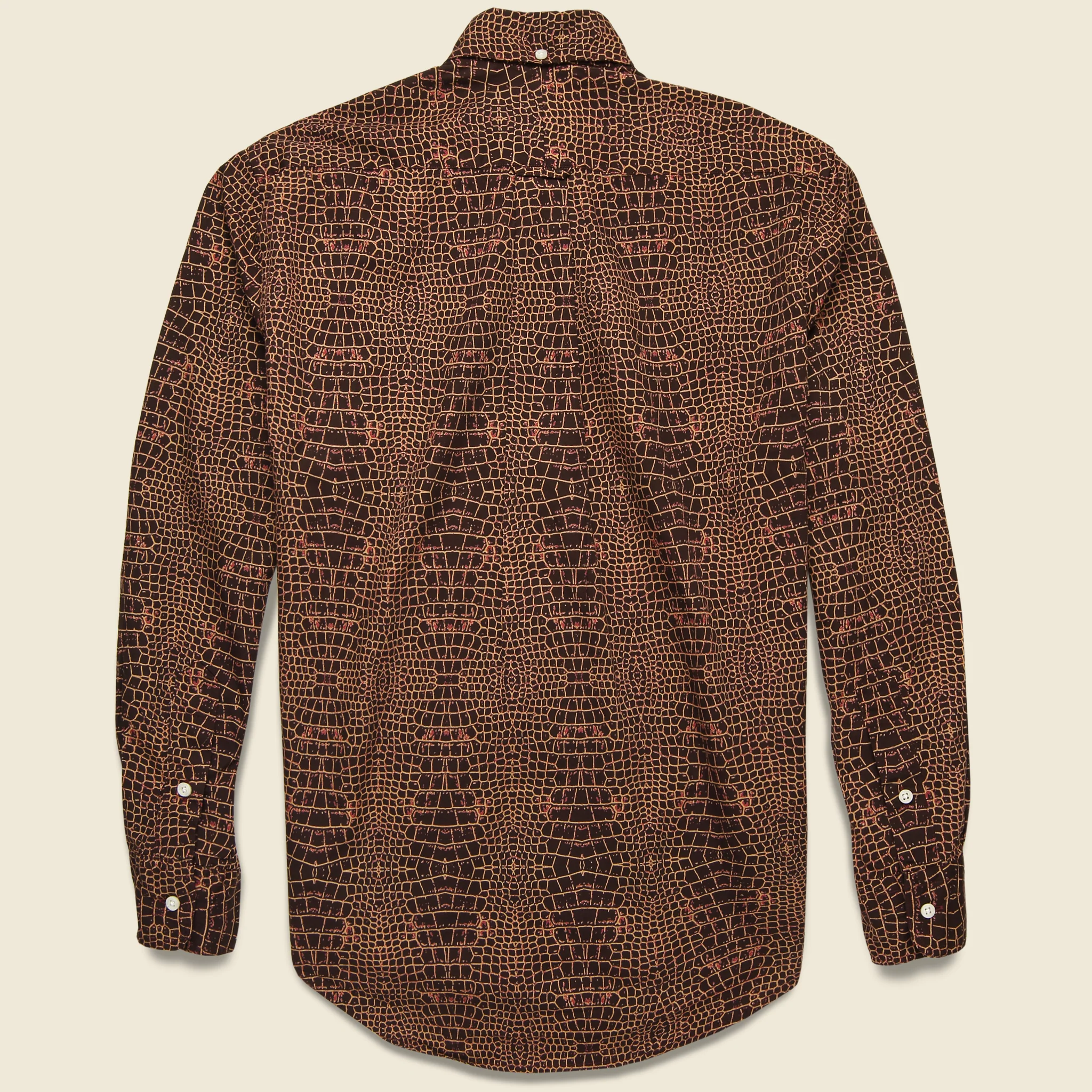Crocodile Print Shirt - Red - Image 2