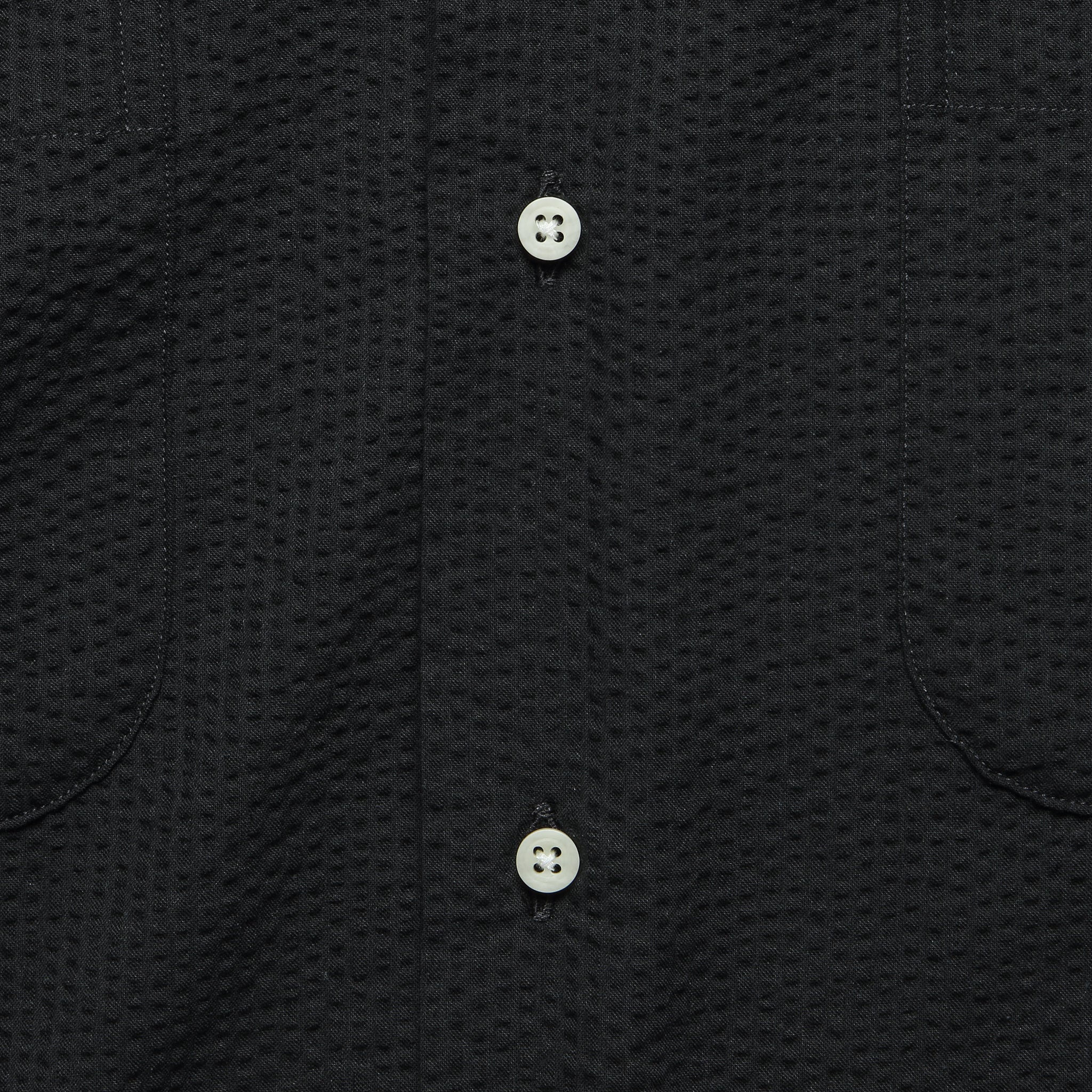 Guayabera Seersucker Camp - Black - Image 3