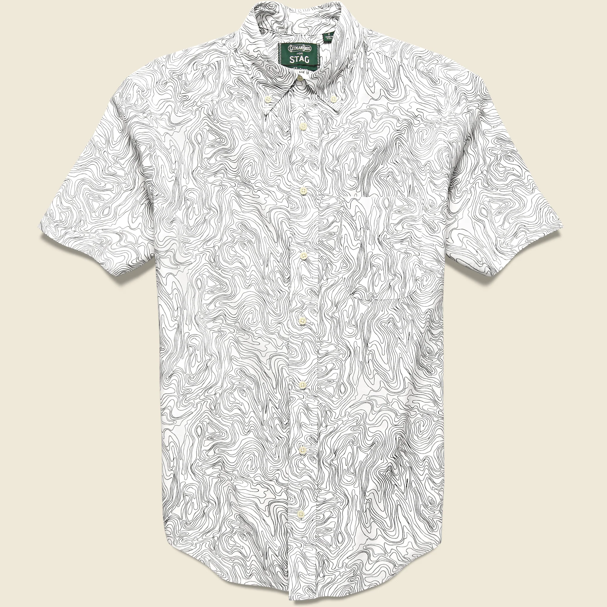 Ripple Shirt - Black/White