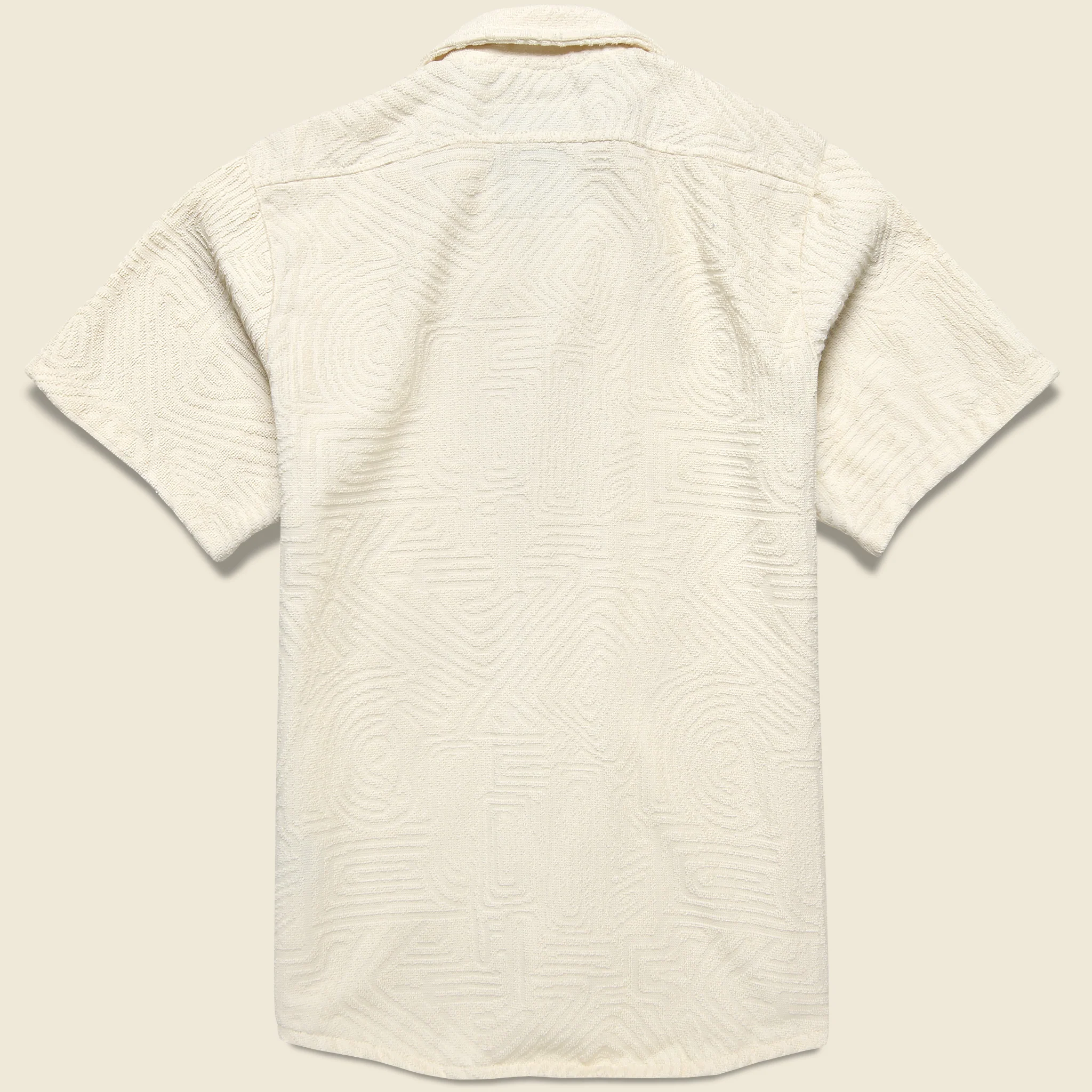 Golconda Terry Shirt - Cream - Image 2