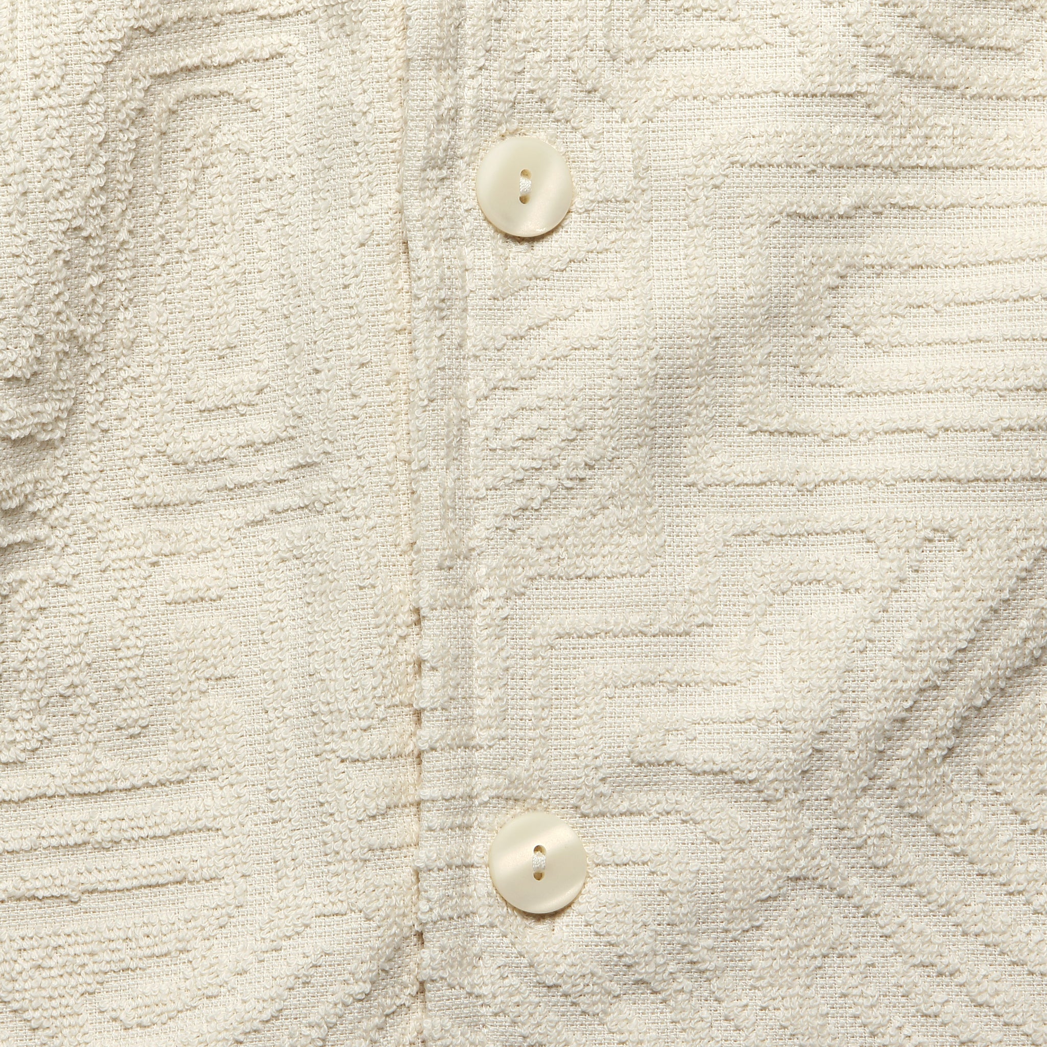 Golconda Terry Shirt - Cream - Image 3