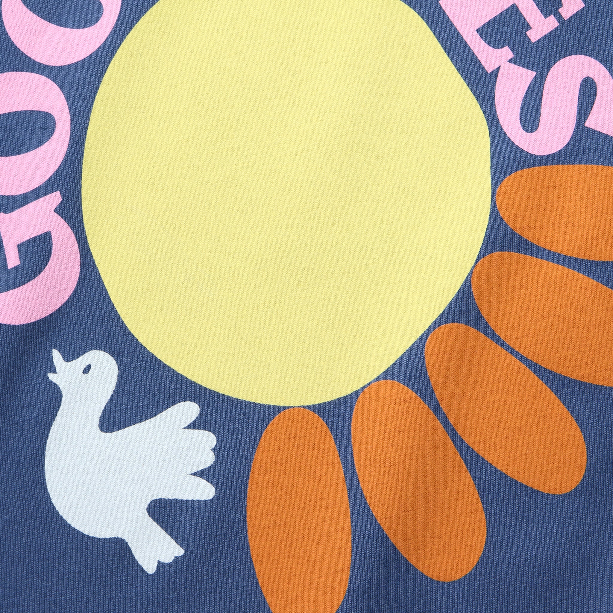 Good Vibes Dove Tee - Navy - Image 3