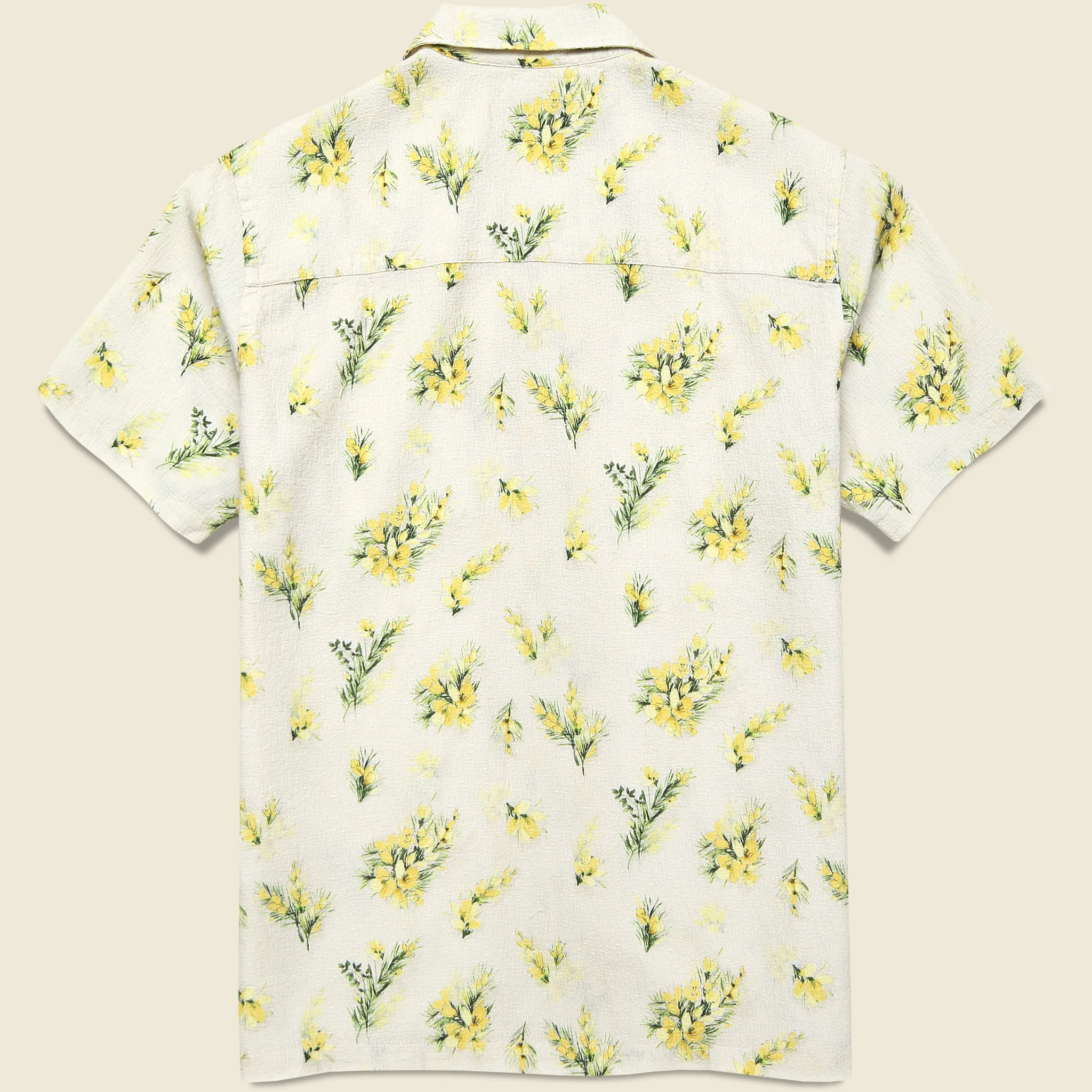 Gorse Print Crammond Shirt - Ecru - Image 2