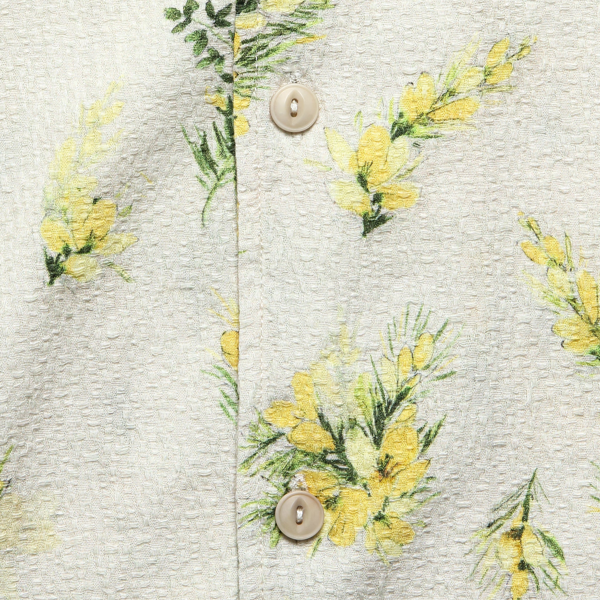 Gorse Print Crammond Shirt - Ecru - Image 3