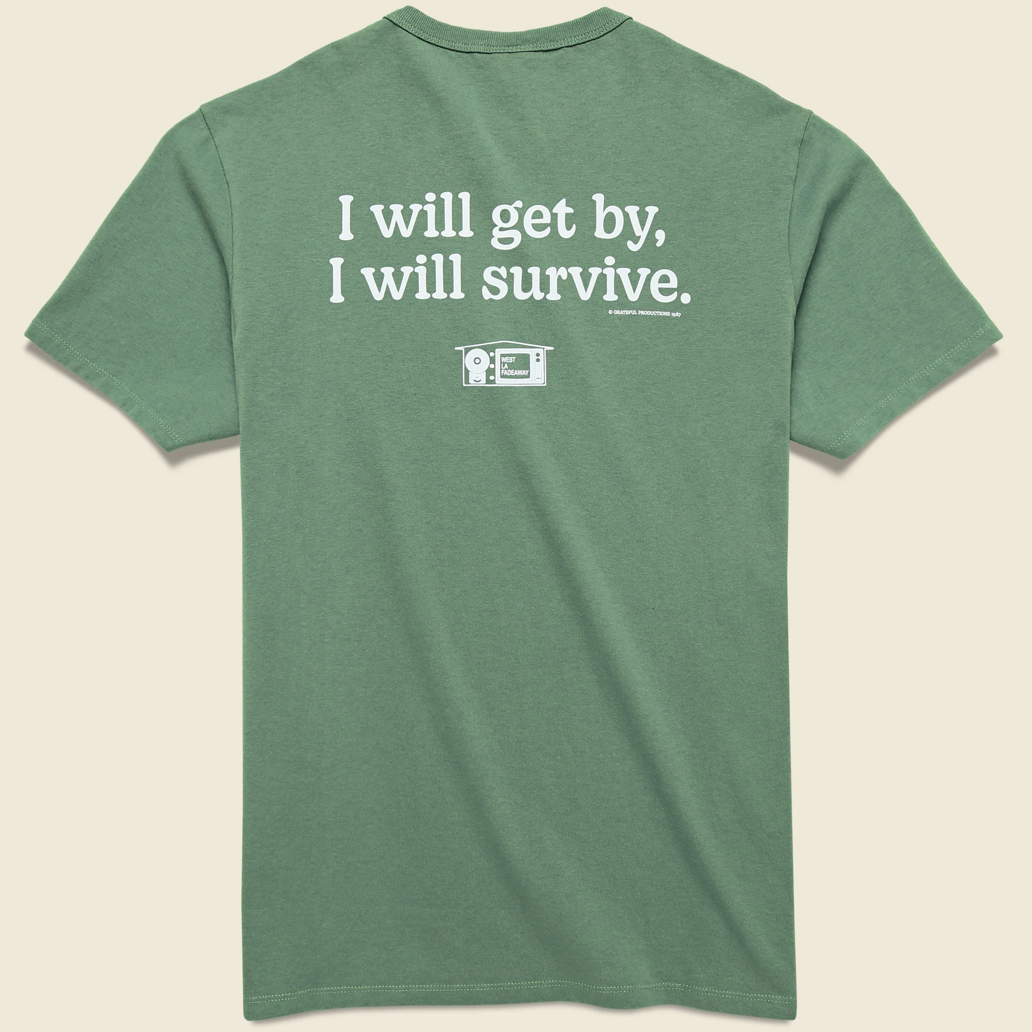 Grateful Tee - Olive - Image 2