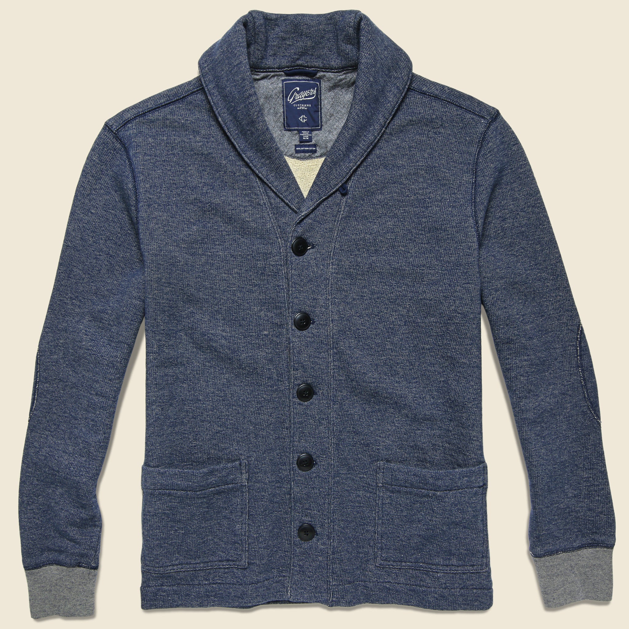 Birch Shawl Cardigan - Denim Blue
