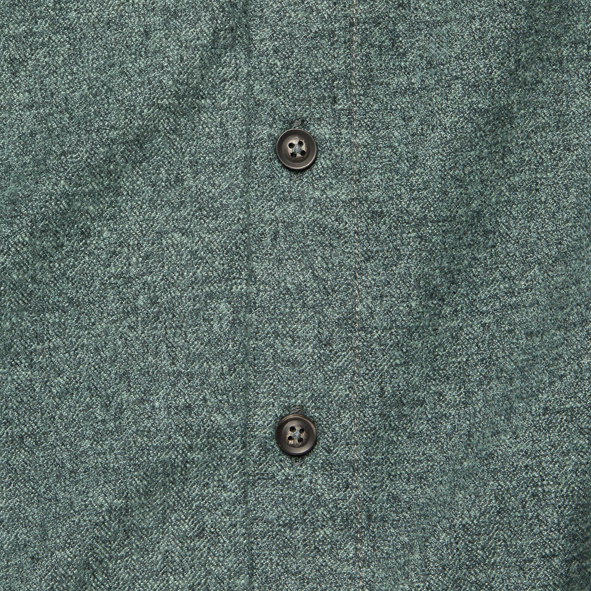 Buford Herringbone Flannel - Forest - Image 3