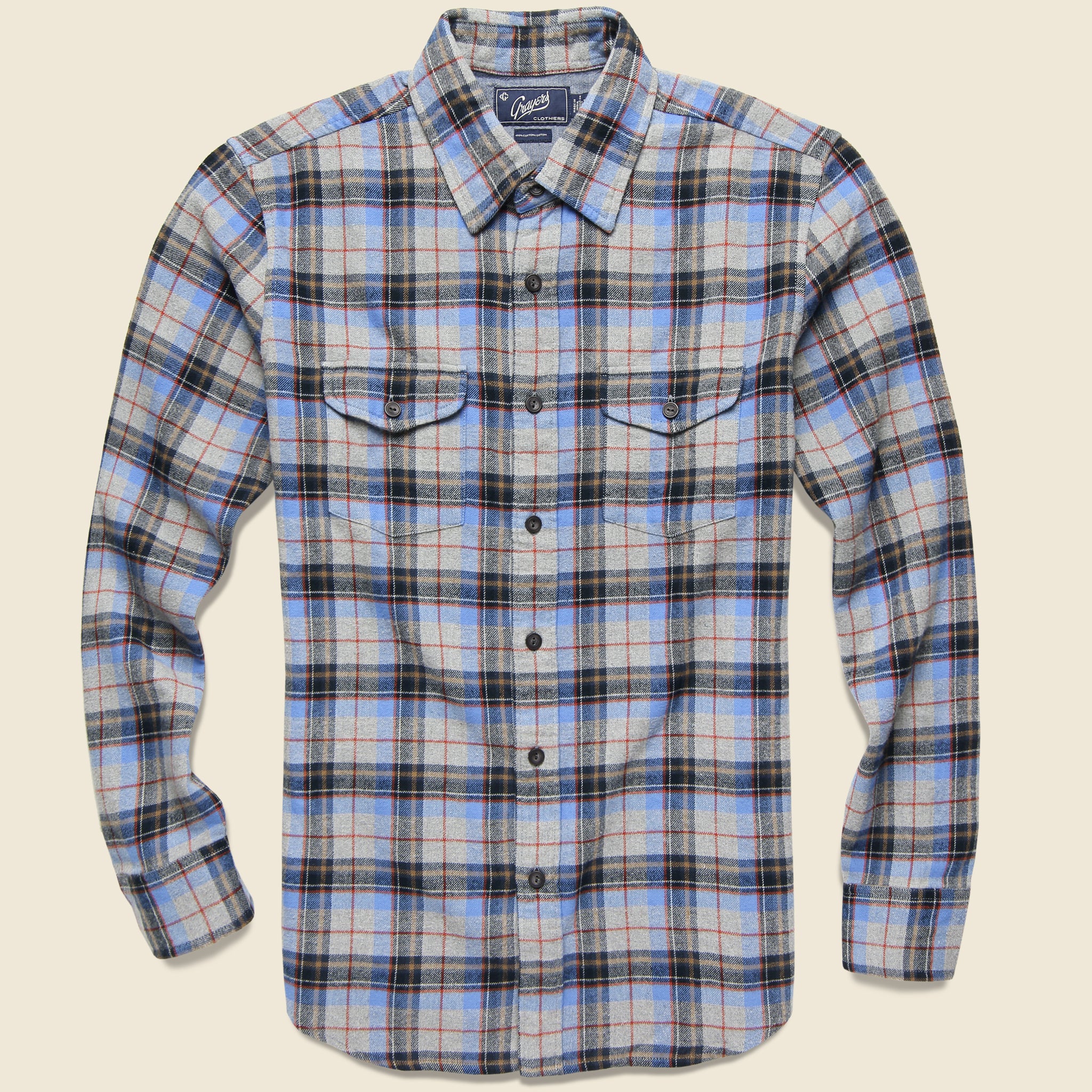 Falmar Vintage Flannel - Blue Plaid