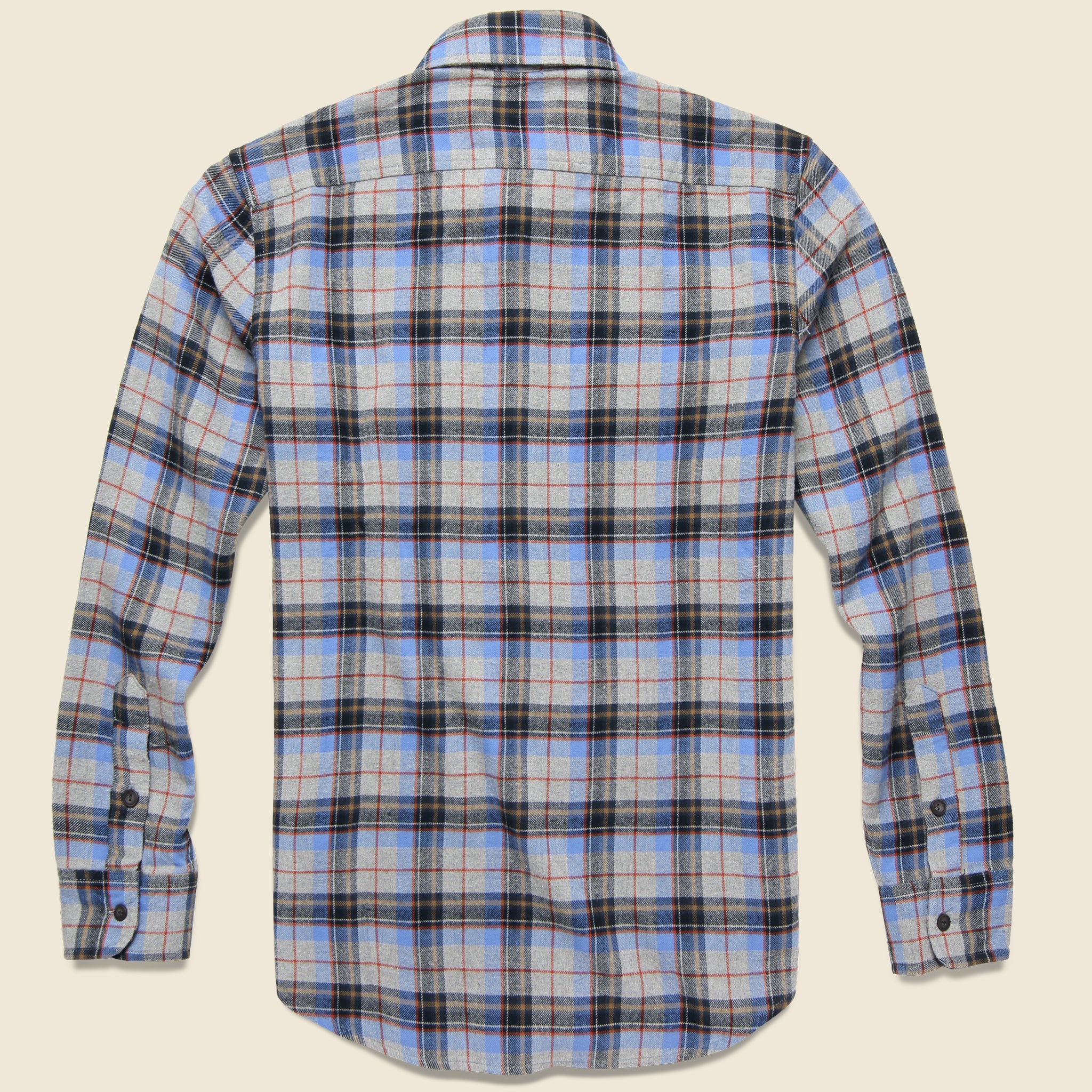 Falmar Vintage Flannel - Blue Plaid - Image 2