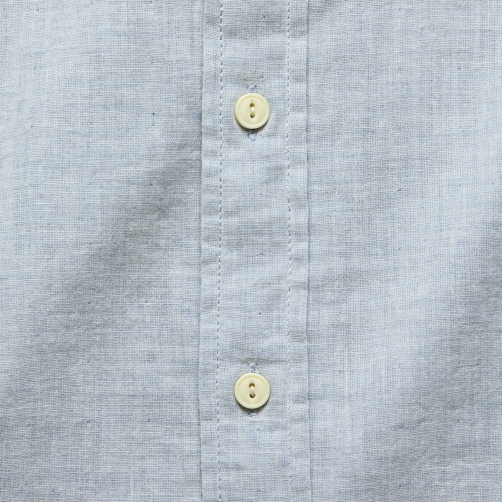 Hammond Double Cloth Shirt - Blue Heather - Image 3